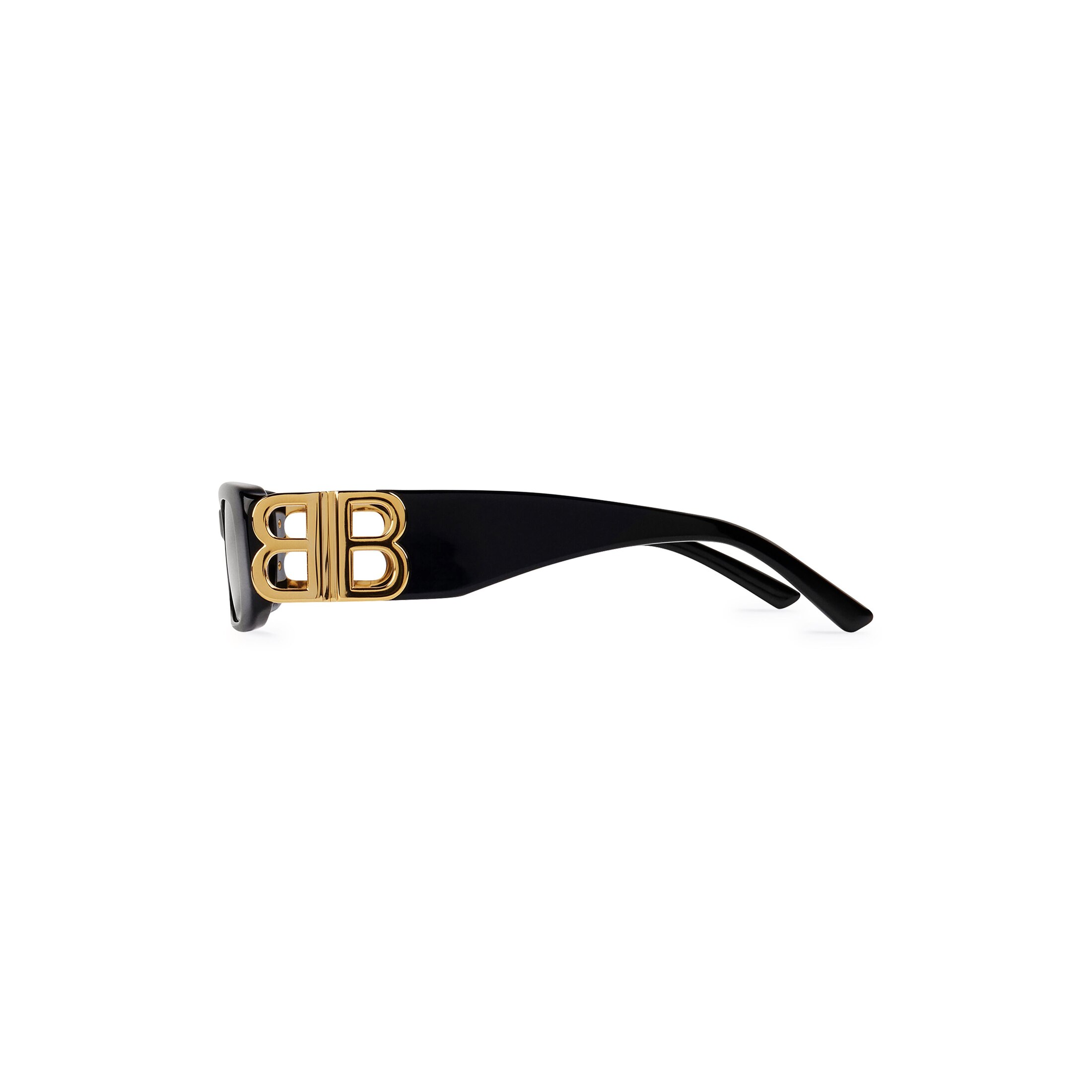 Dynasty Rectangle Sunglasses in Black