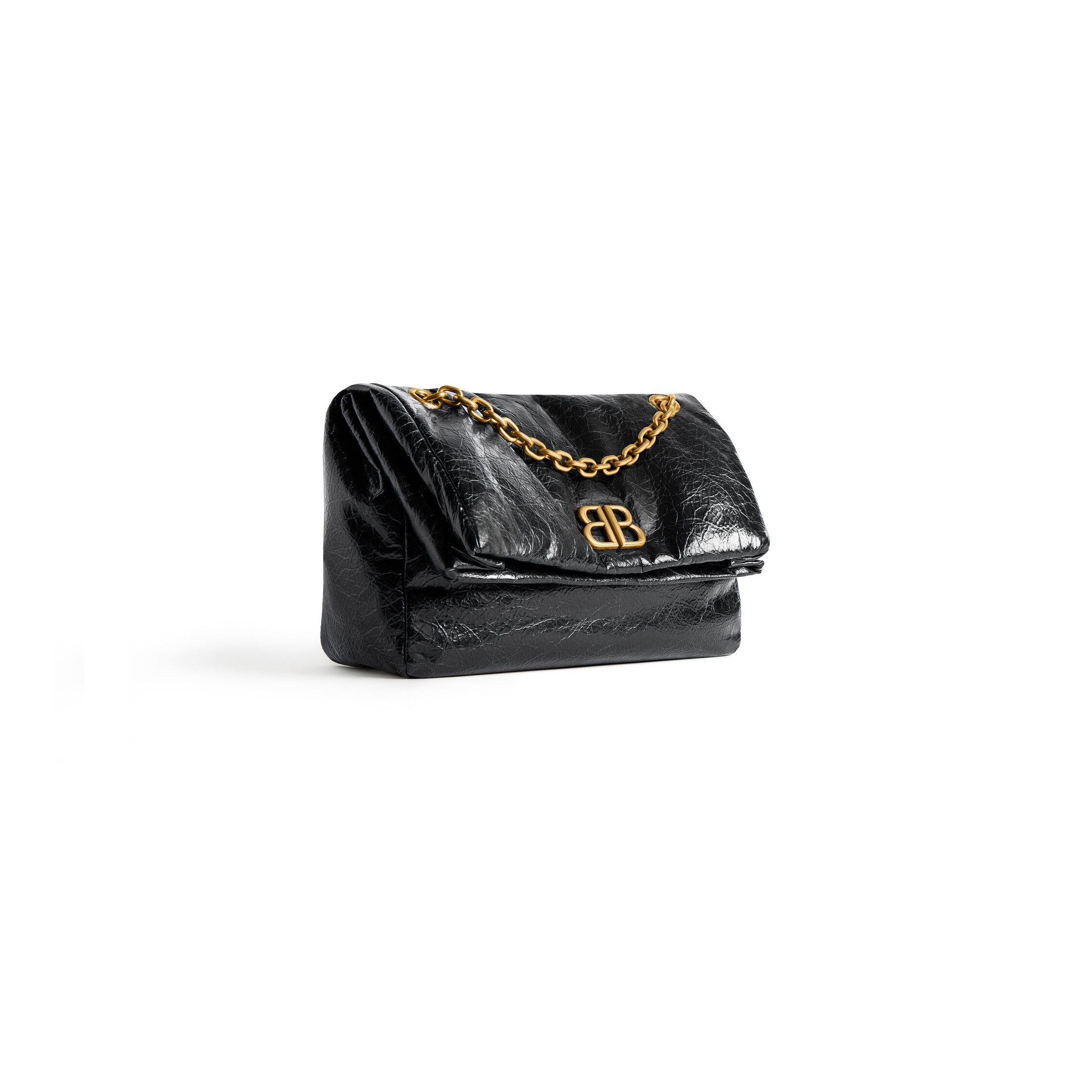 Women's Monaco Small Chain Bag  in Black