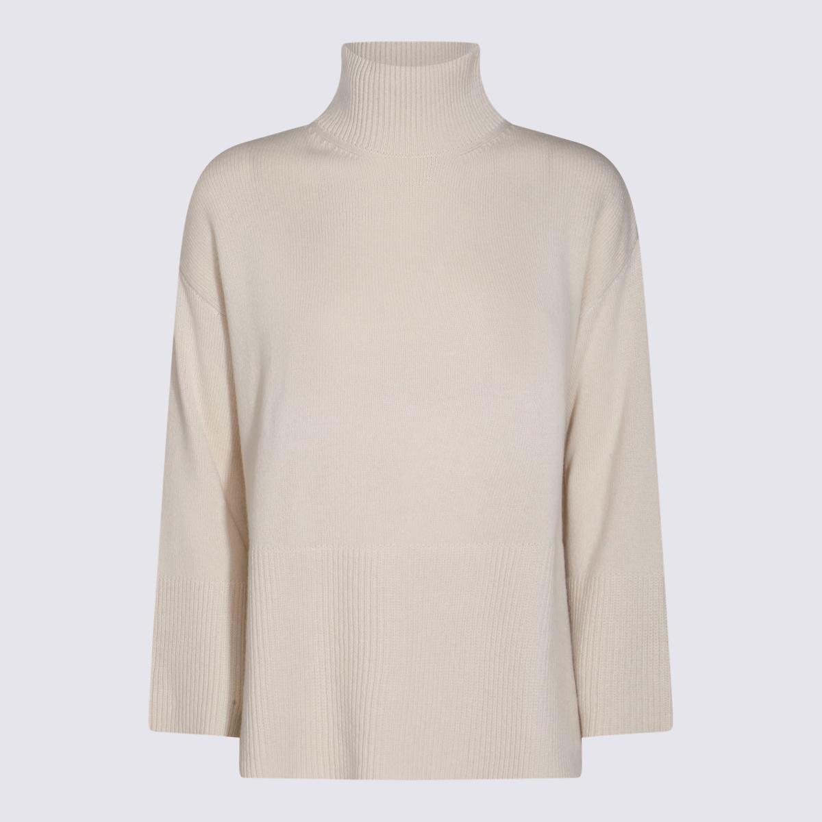 Beige Wool Knitwear