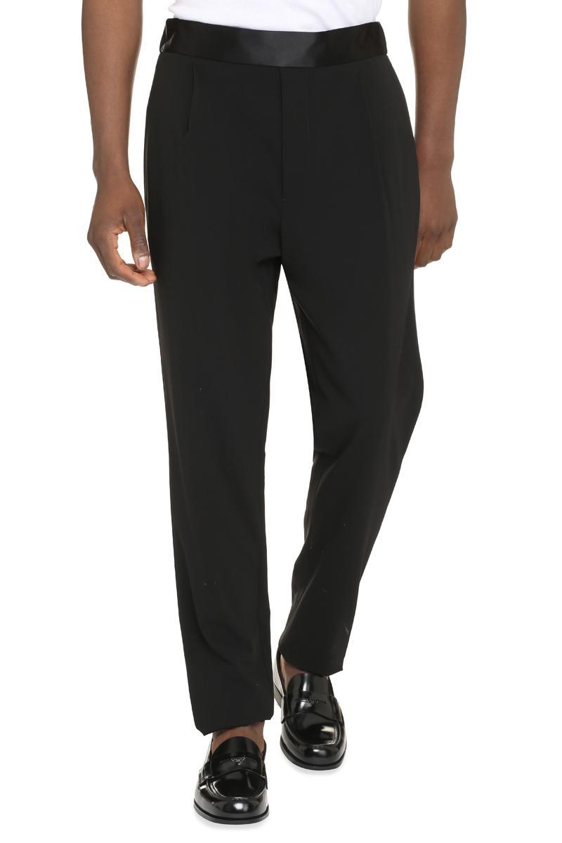 Giorgio Armani Wool Tailored Trousers