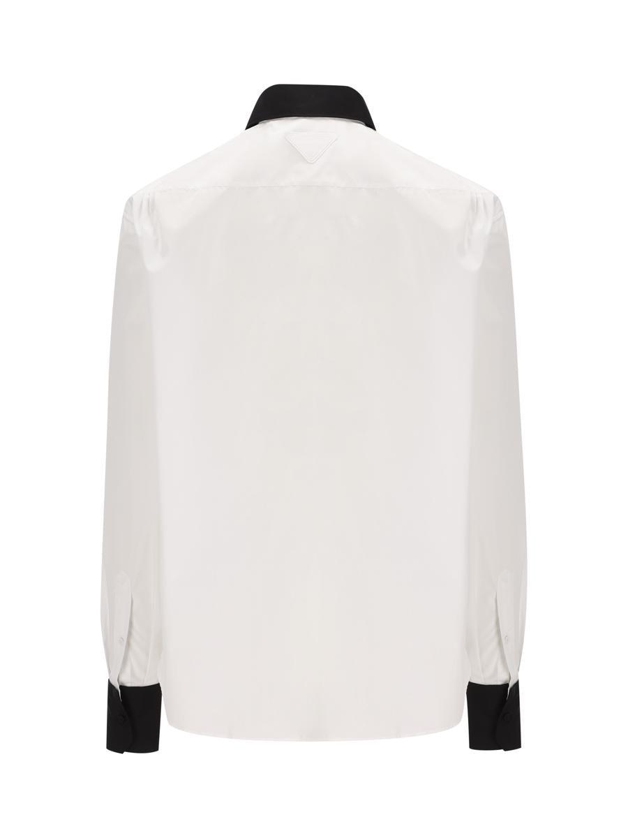 Prada Man White Poplin Oversize Shirt