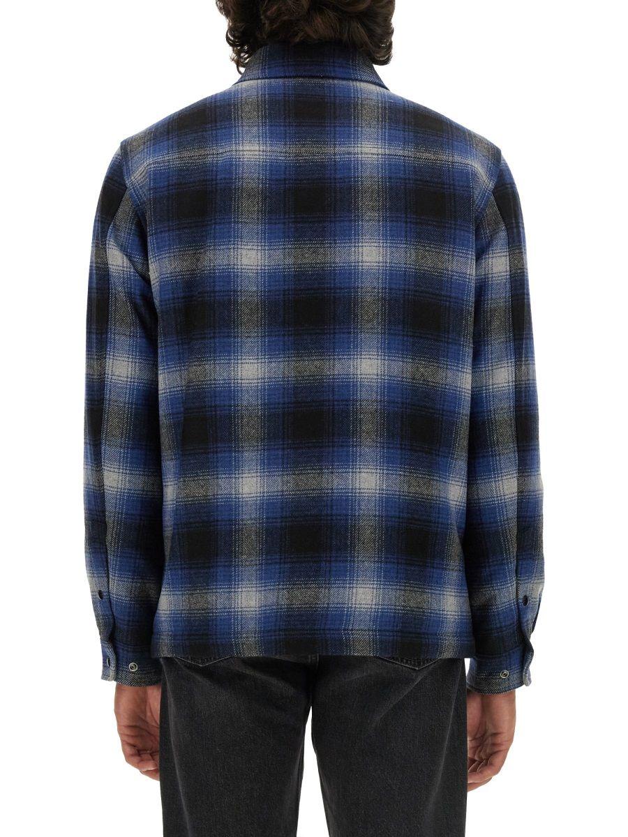 Woolrich Checked Buttoned Overshirt