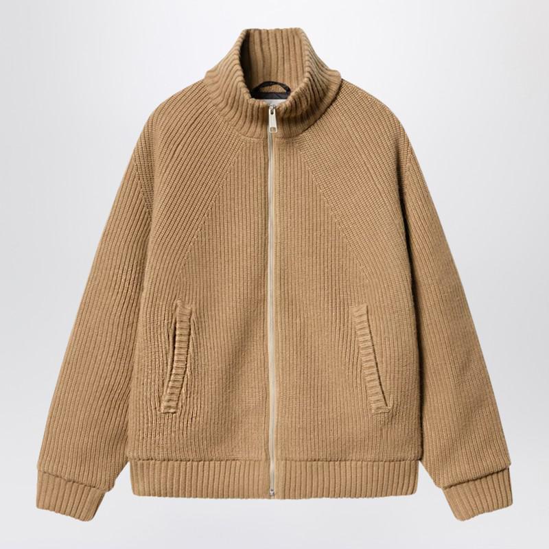 Carhartt Wip Peanut Coloured Banley Sweater Jacket