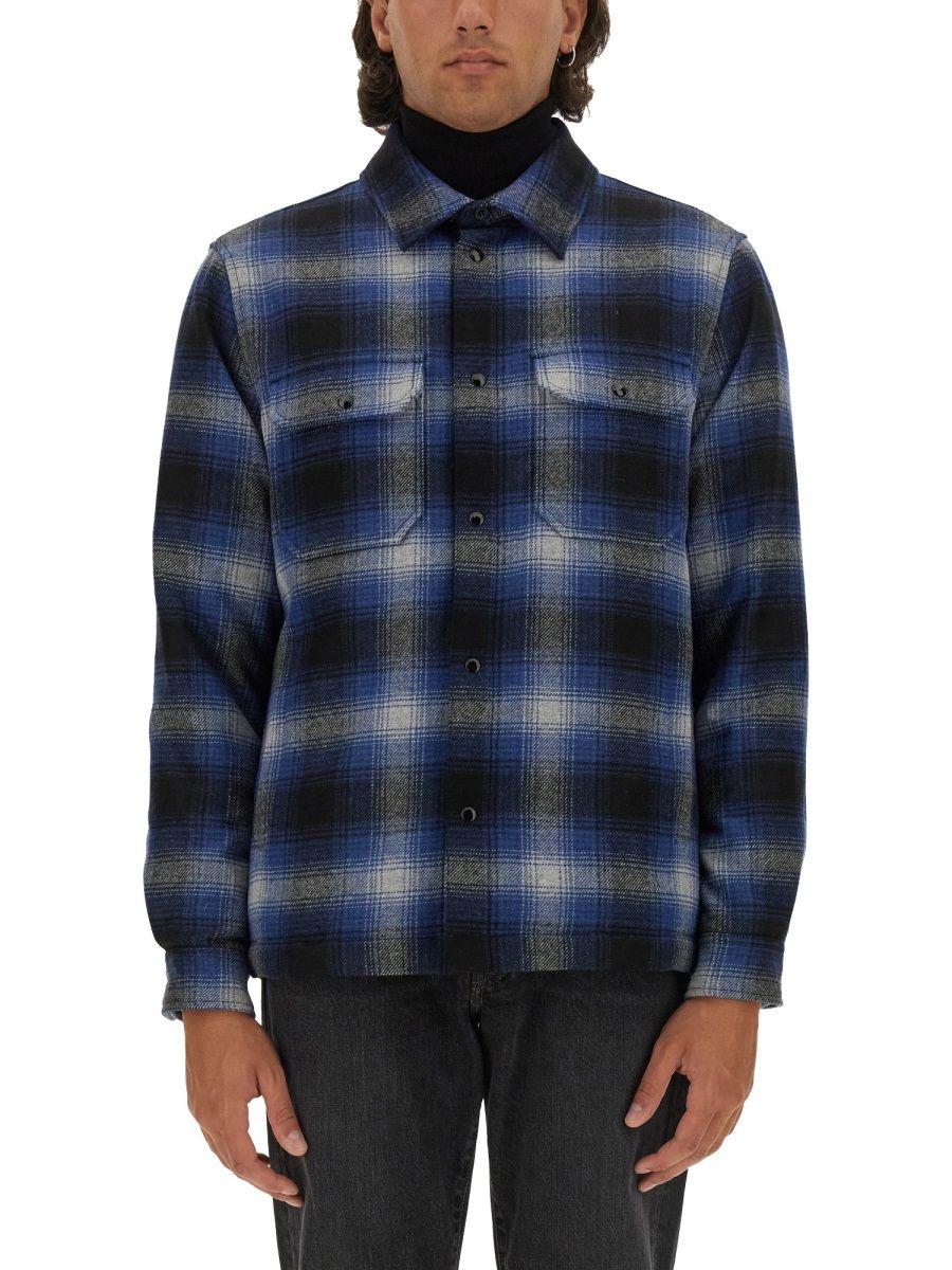 Woolrich Checked Buttoned Overshirt