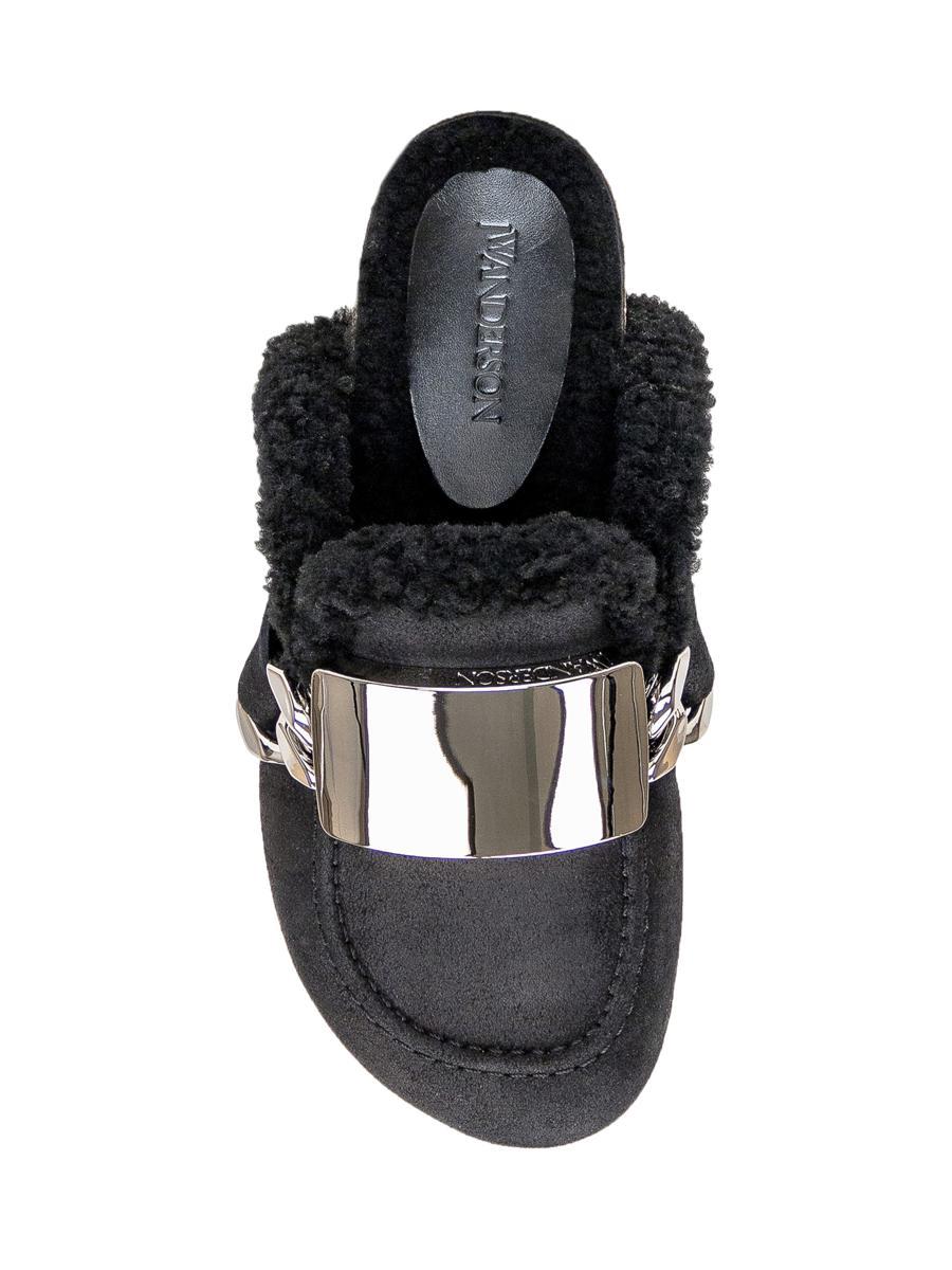 JW Anderson Shearling Mules