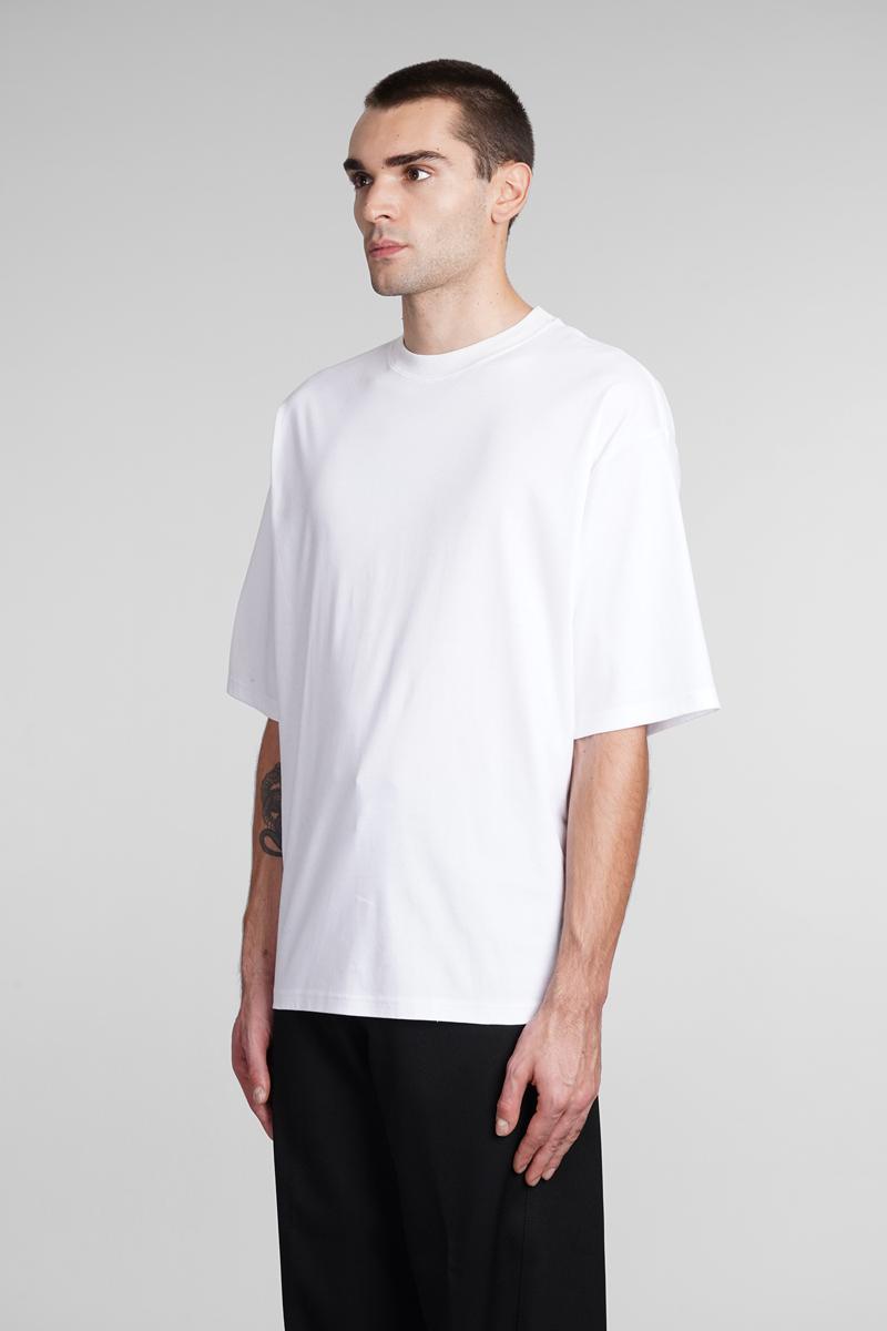 T-shirt In White Cotton