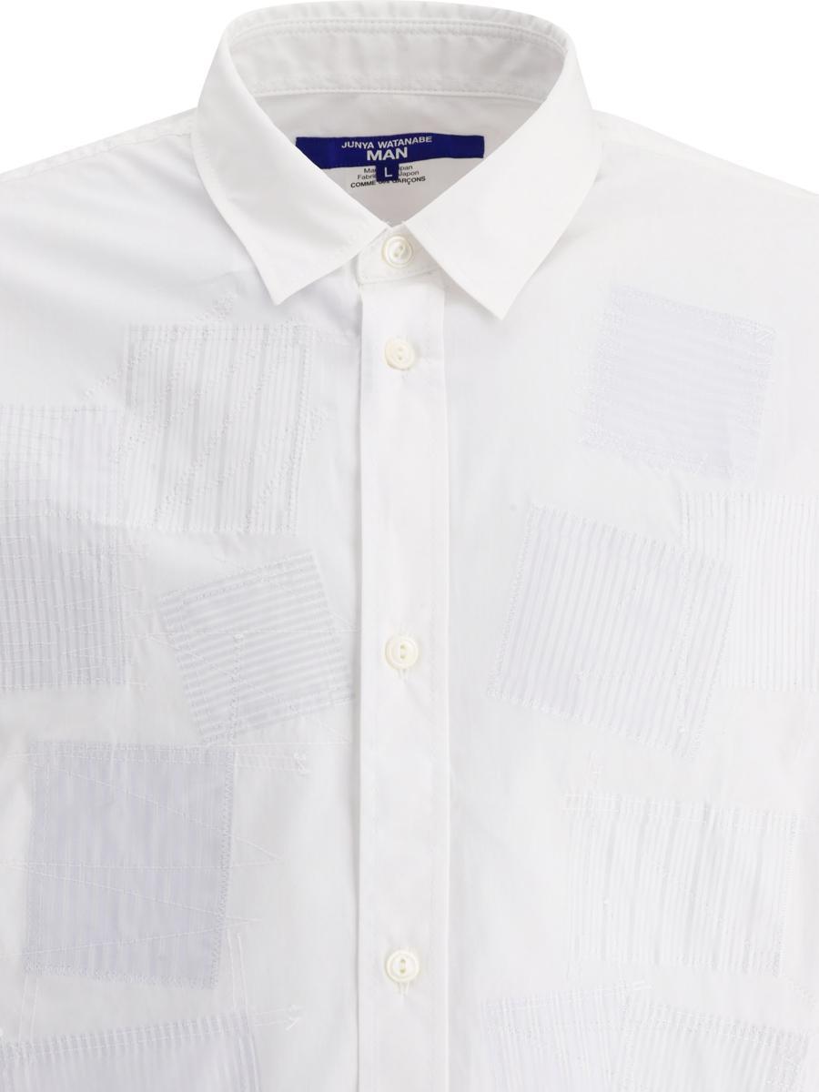 Junya Watanabe MAN Patchwork-Detailed Buttoned Shirt