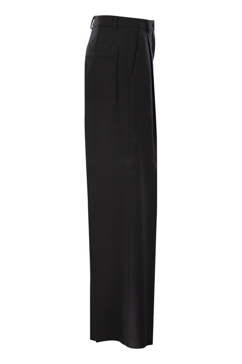 Sportmax Zirlo - Wide Leg Trousers In Cotton And Viscose