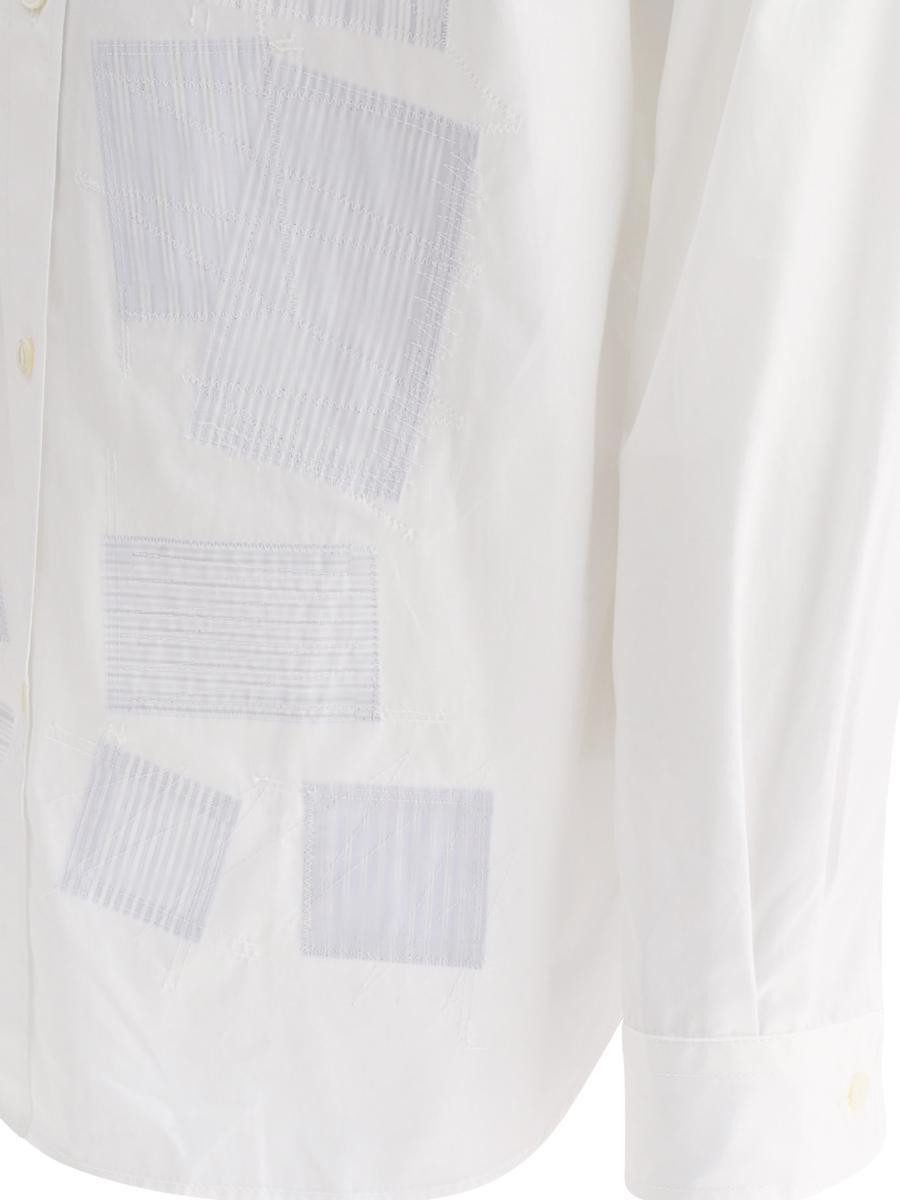 Junya Watanabe MAN Patchwork-Detailed Buttoned Shirt