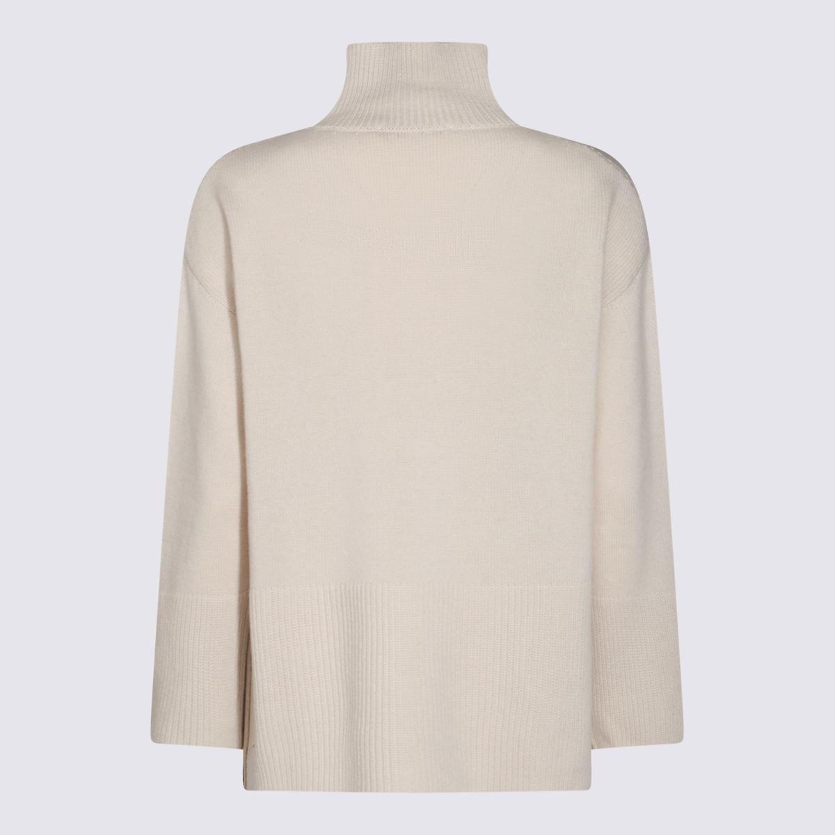 Beige Wool Knitwear