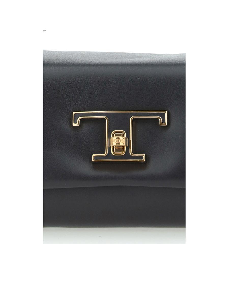 Tod's T Timeless Foldover Top Shoulder Bag