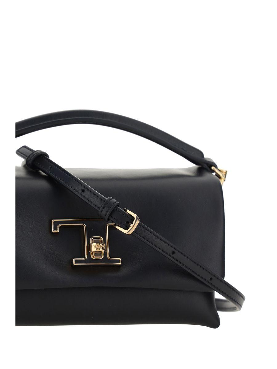 Tod's T Timeless Foldover Top Shoulder Bag