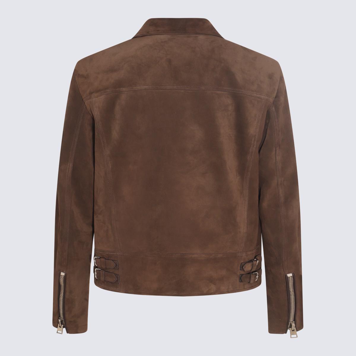 Tom Ford Off-Center Zipped Biker Jacket