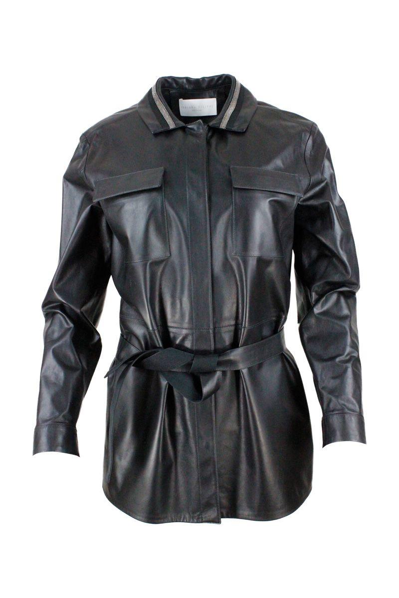 Fabiana Filippi Long-Sleeved Belted Jacket