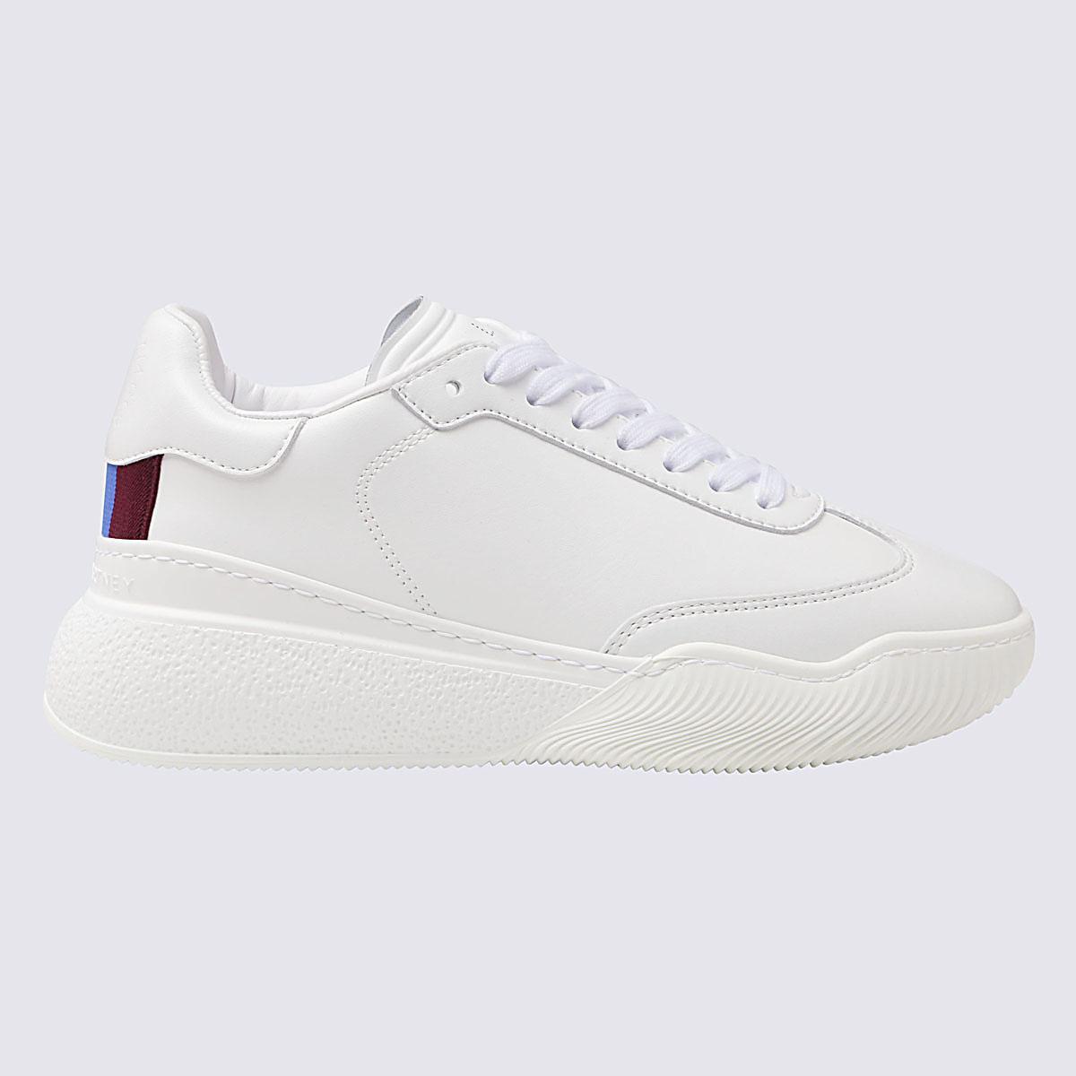 Stella McCartney White Faux-Leather Loop Sneakers