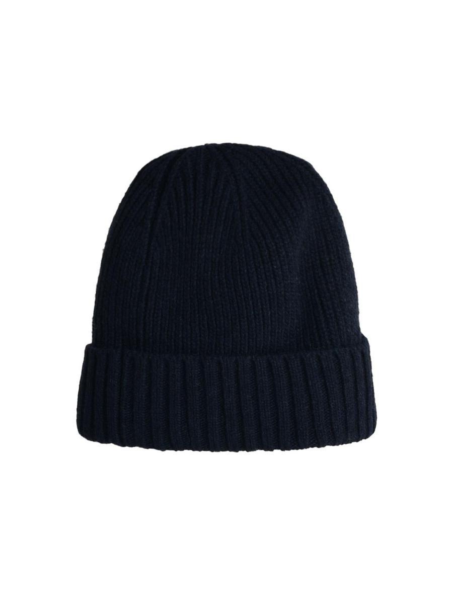 Barbour Blue Wool Carlton Beanie