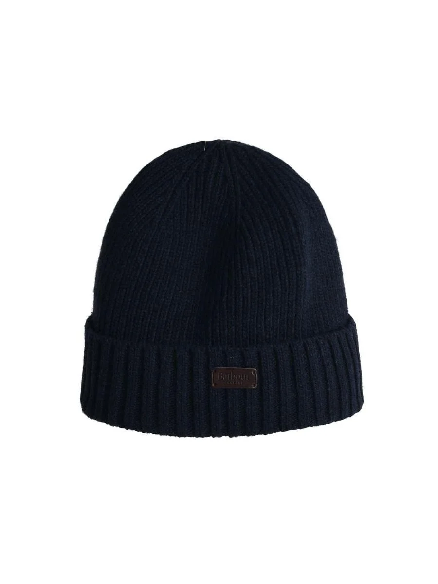 Barbour Blue Wool Carlton Beanie