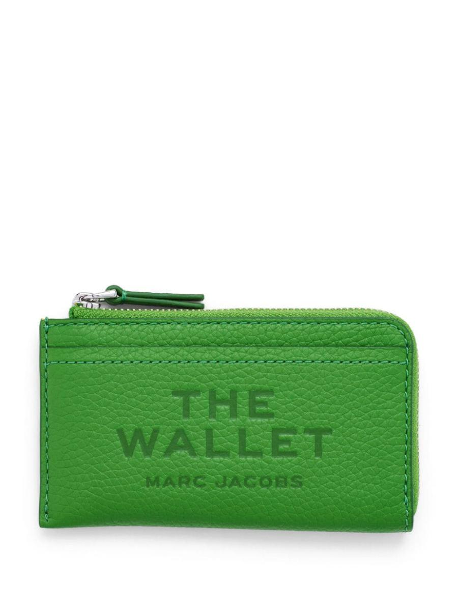 logo-debossed leather wallet 