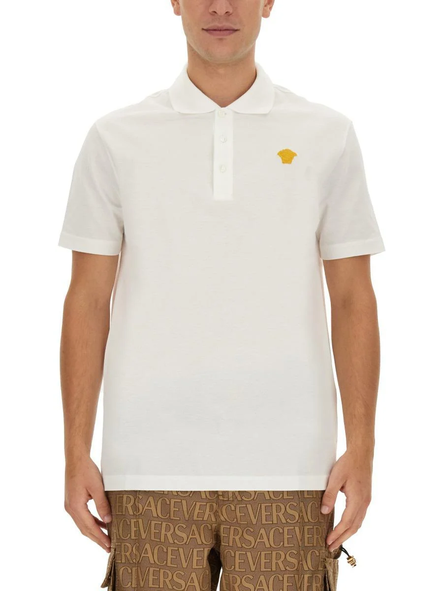 Versace Polo With Logo