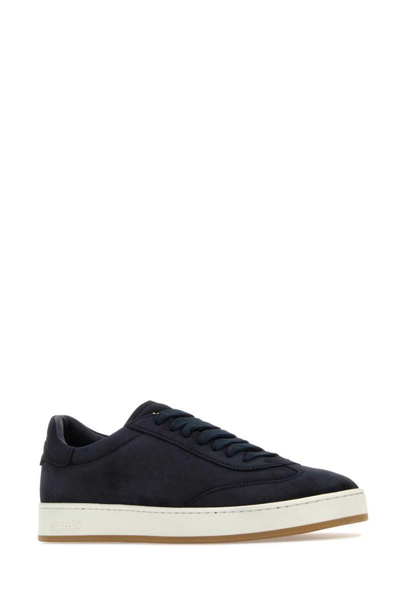 Midnight Blue Suede Sneakers