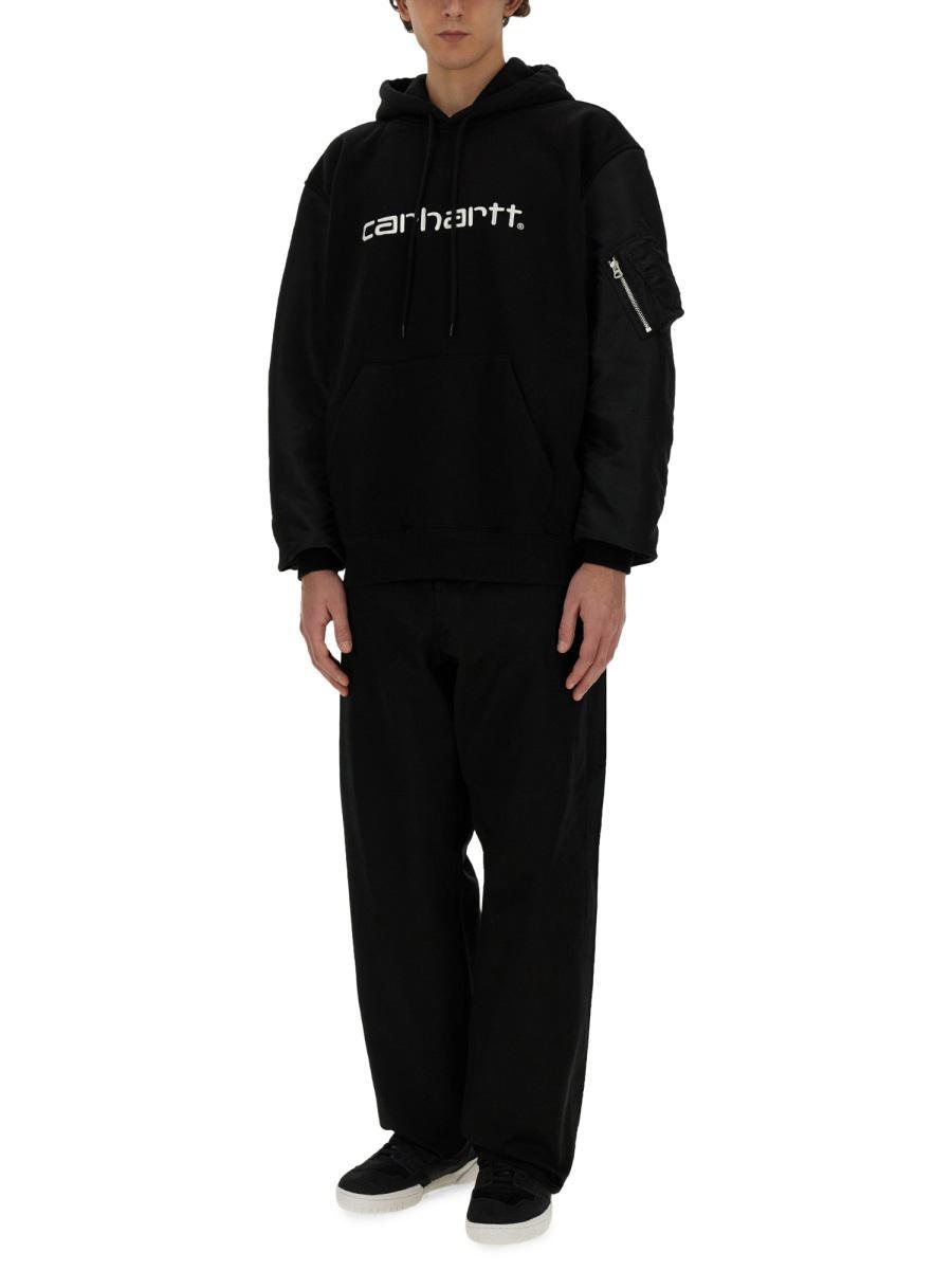 Junya Watanabe Man X Carhartt Oversized Fit Drawstring Hoodie