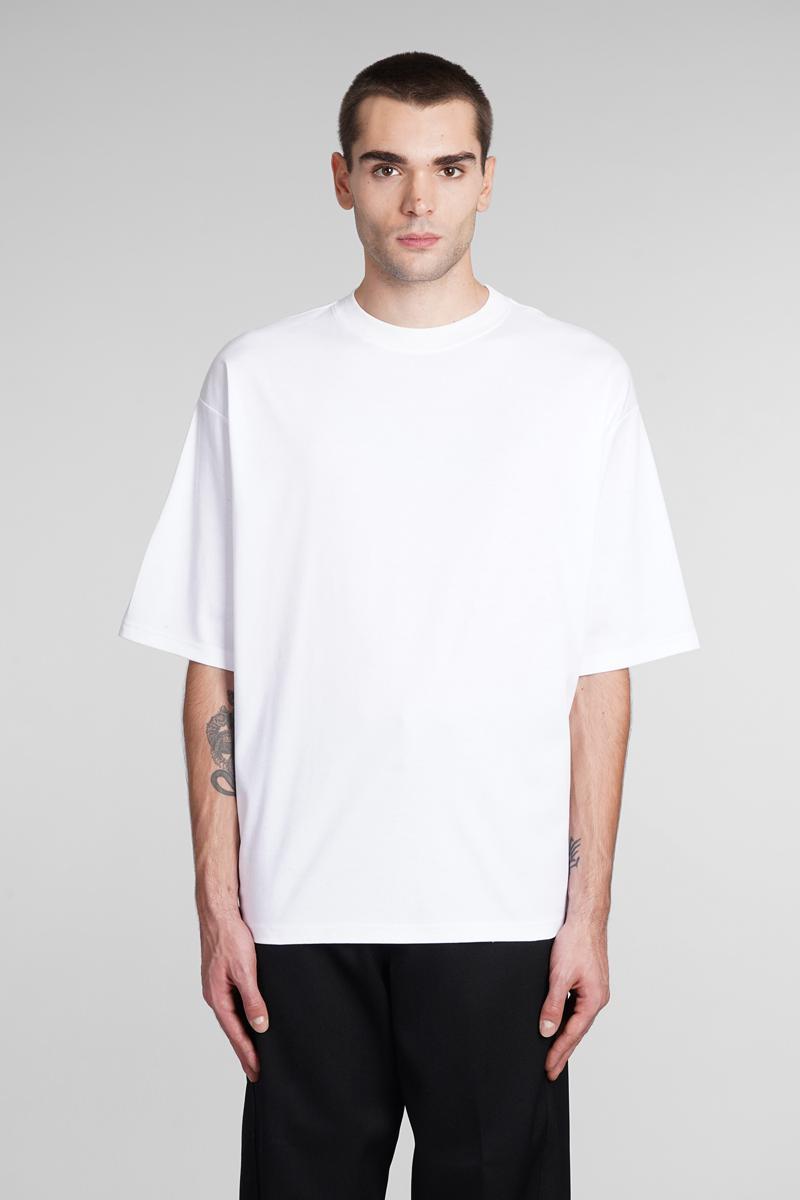 T-shirt In White Cotton