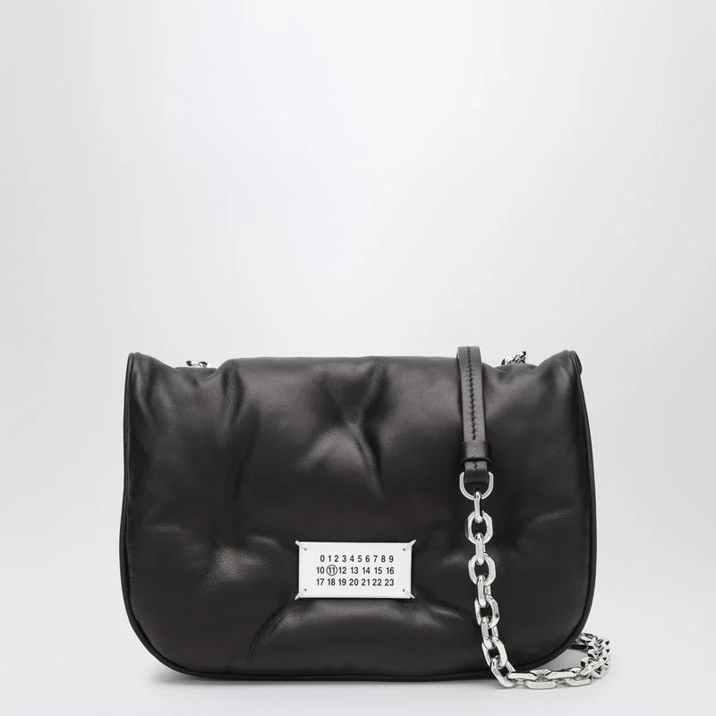 Maison Margiela Glam Slam Flap Bag Small Black Women