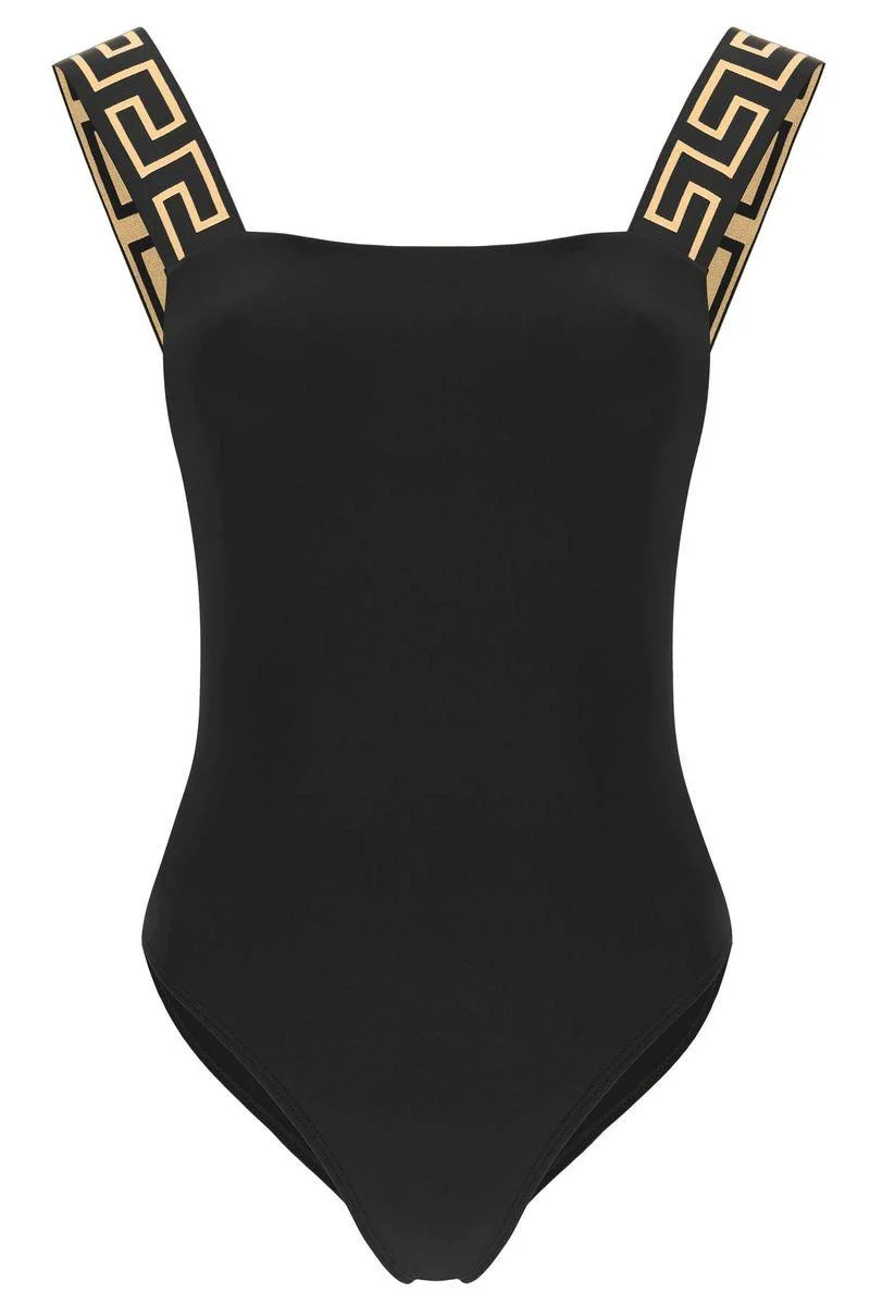 Versace 'Greca' One-Piece Swimsuit