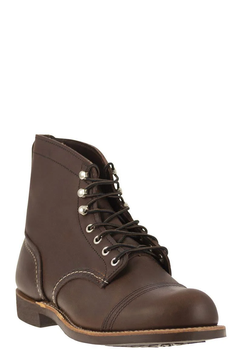 Red Wing Shoes Iron Ranger Amber - Laced Boot