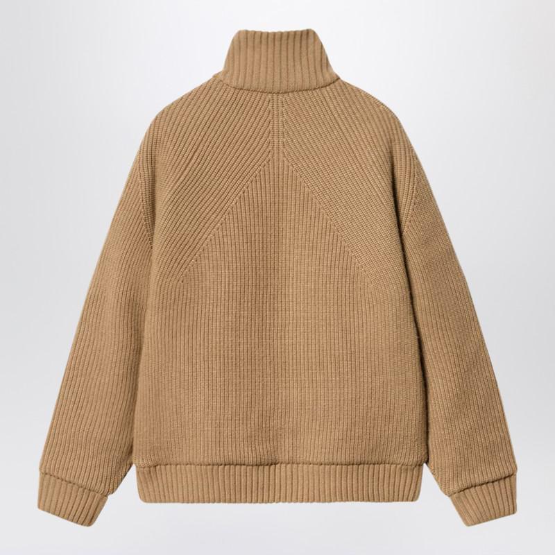 Carhartt Wip Peanut Coloured Banley Sweater Jacket