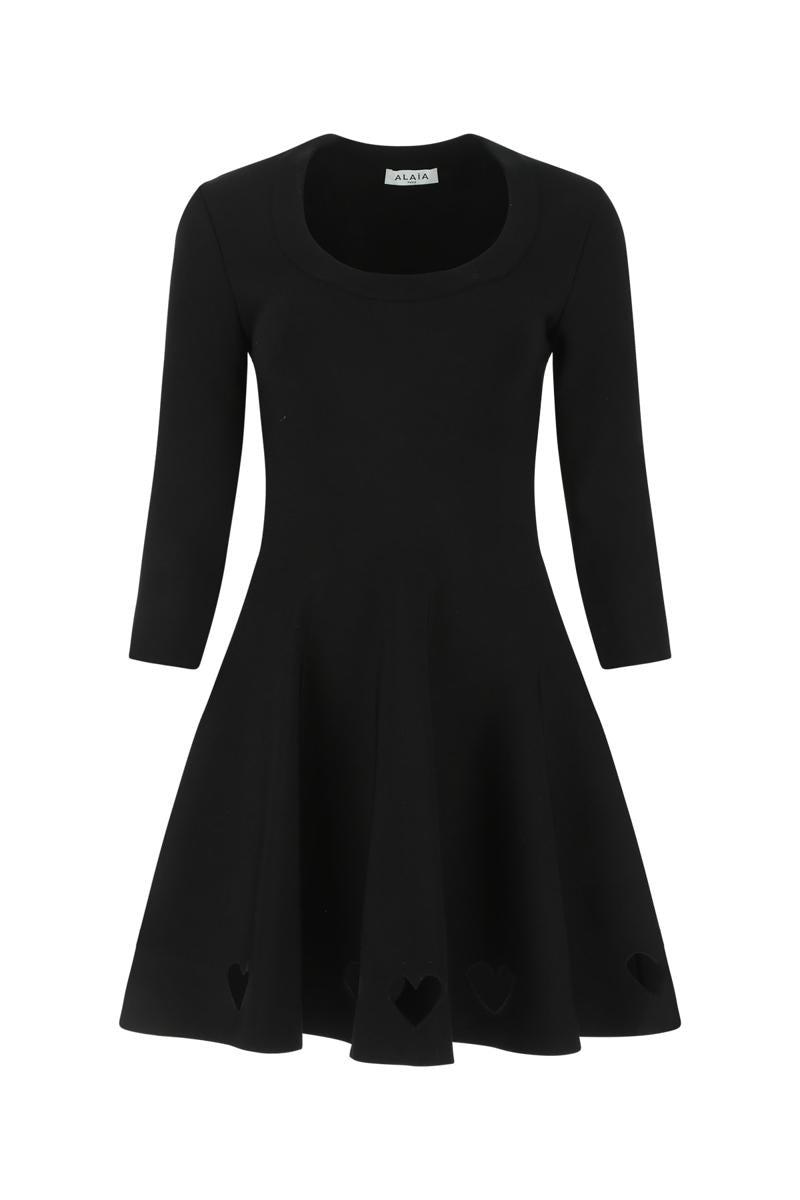 Alaïa U-Neck Knitted Dress