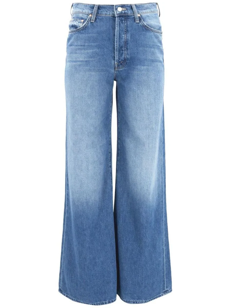 The Ditcher Roller Sneak high-rise wide-leg jeans