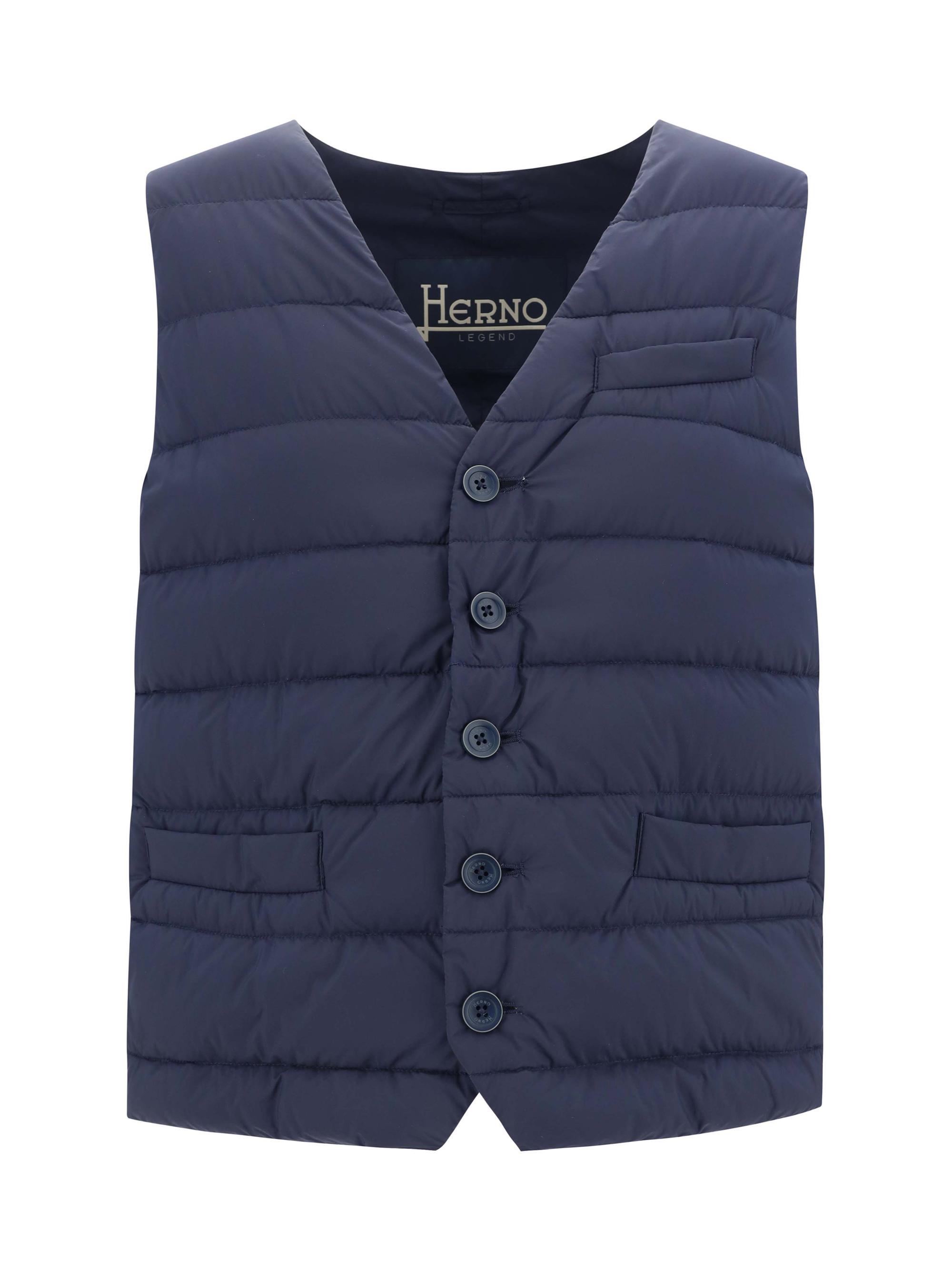 Herno V-Neck Quilted Gilet