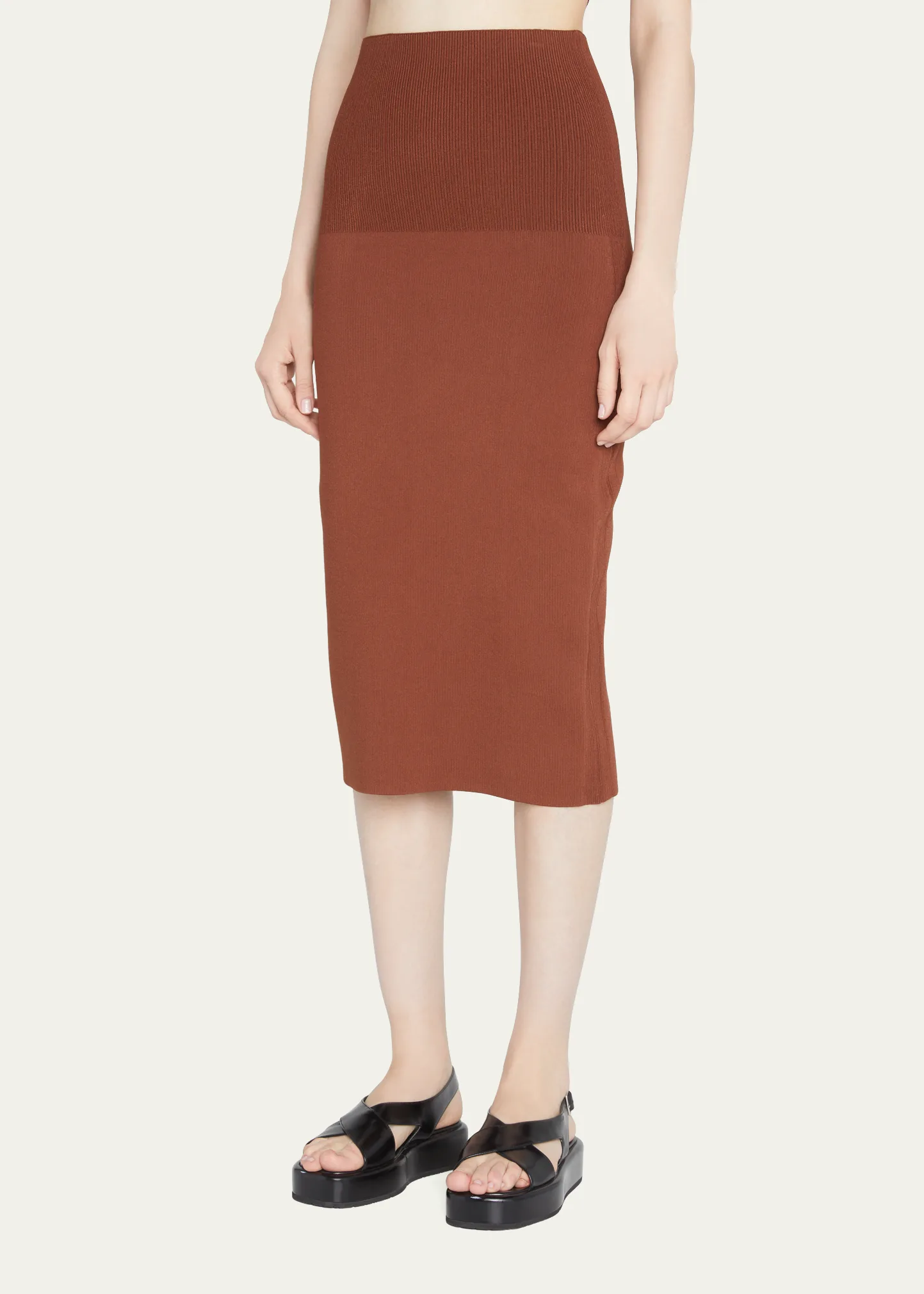 VB Body Pencil Maxi Skirt