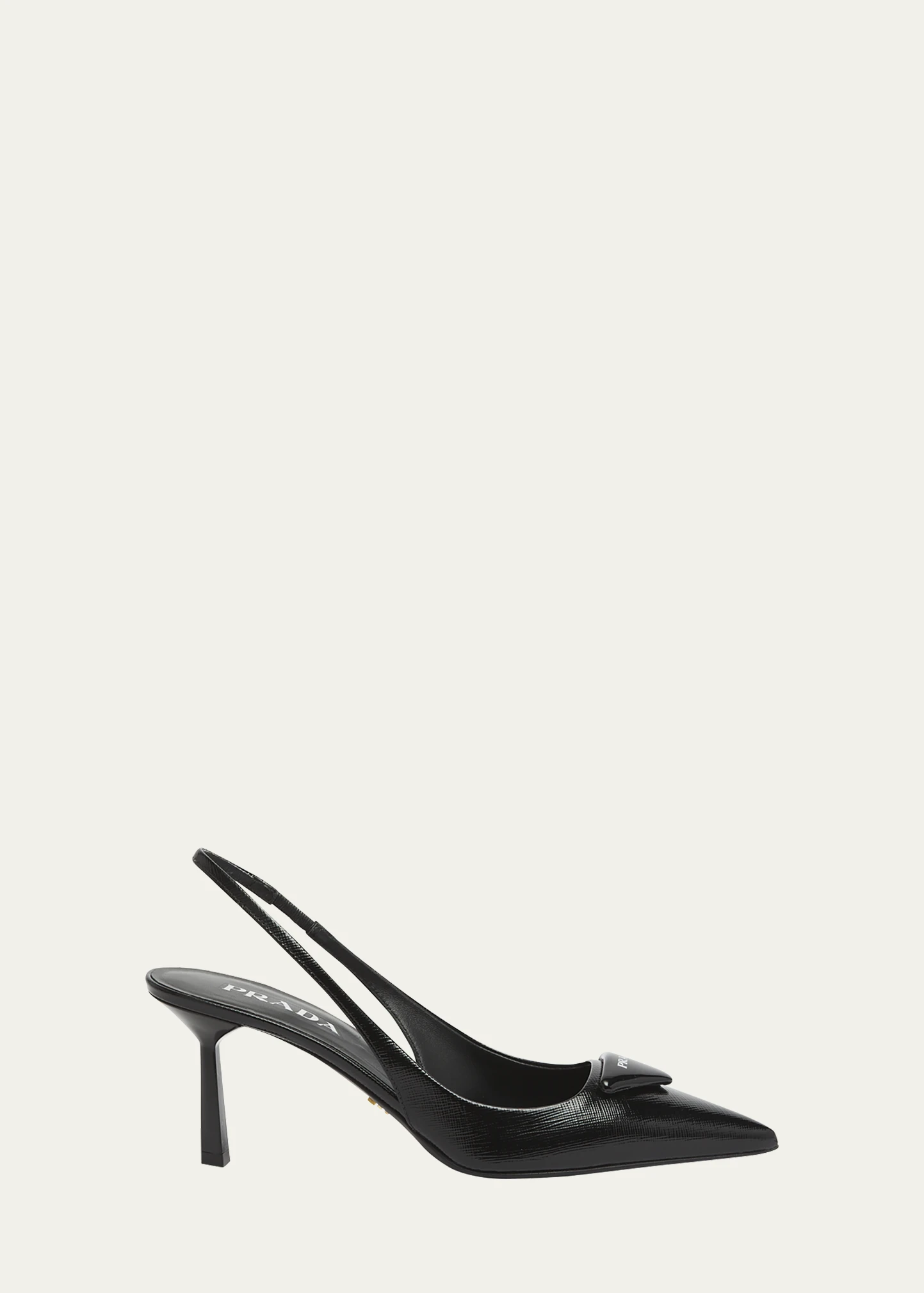 Vernice Leather Slingback Pumps