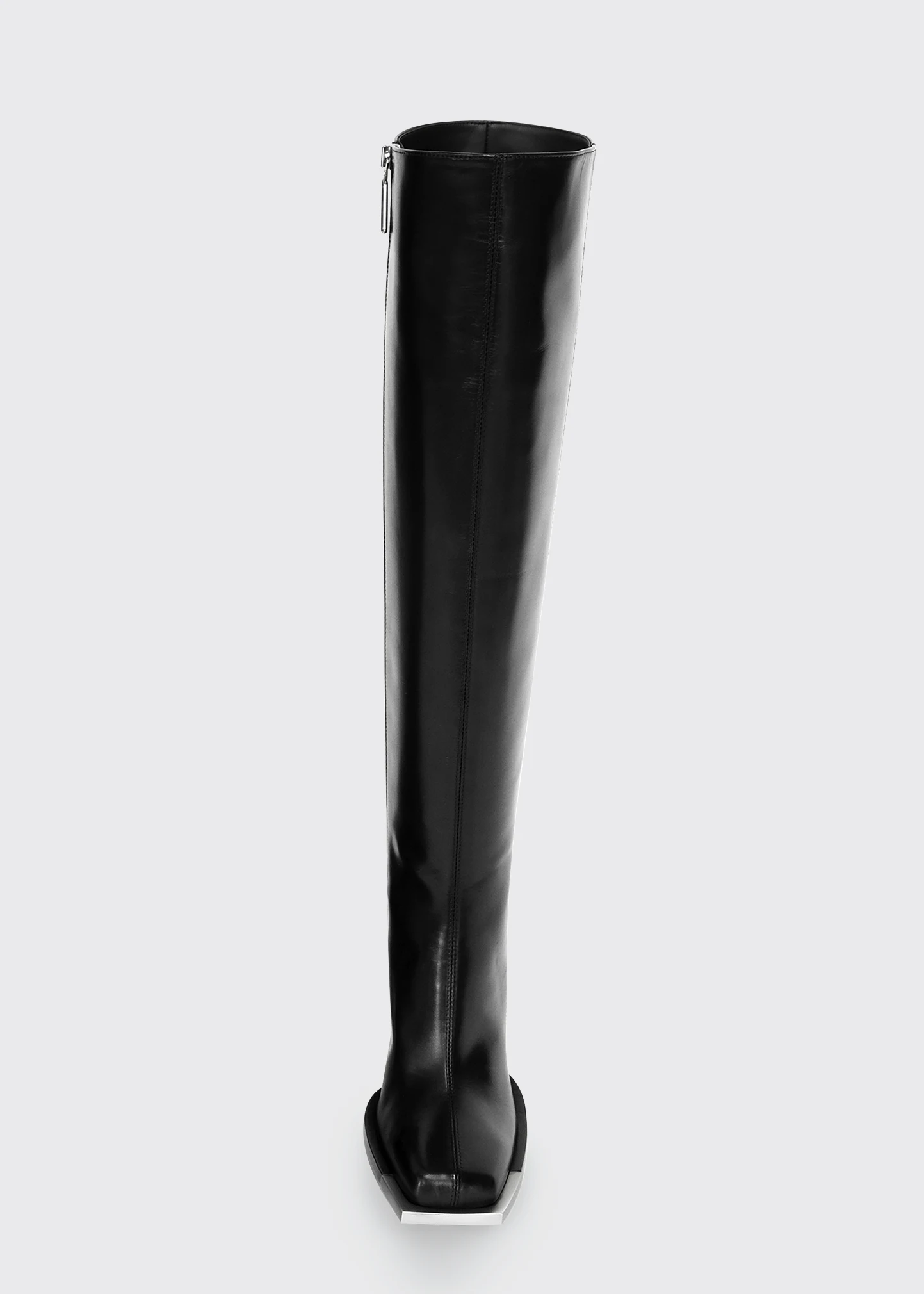 Square-Toe Napa Knee Boots