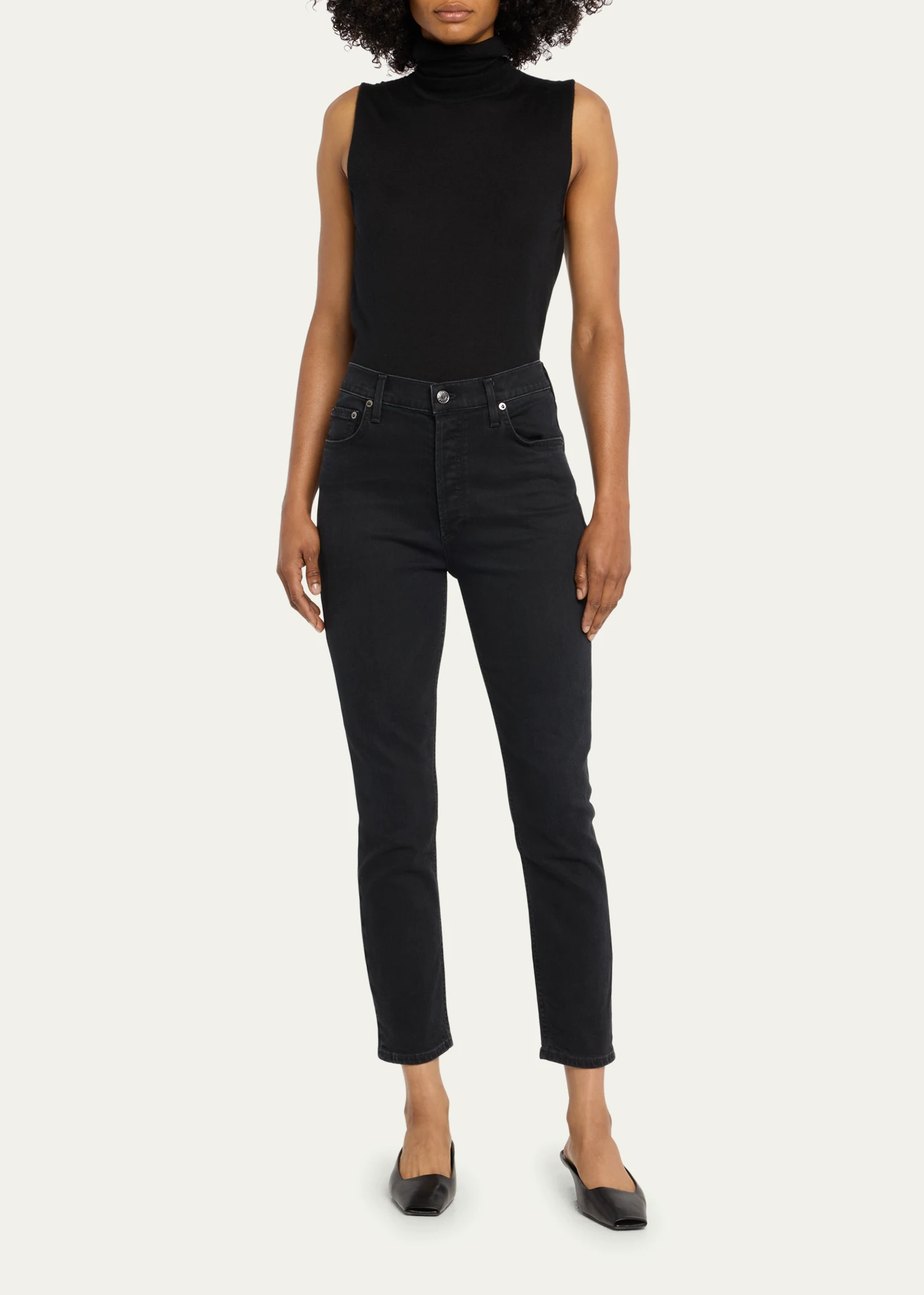 Nico High Rise Slim Cropped Jeans