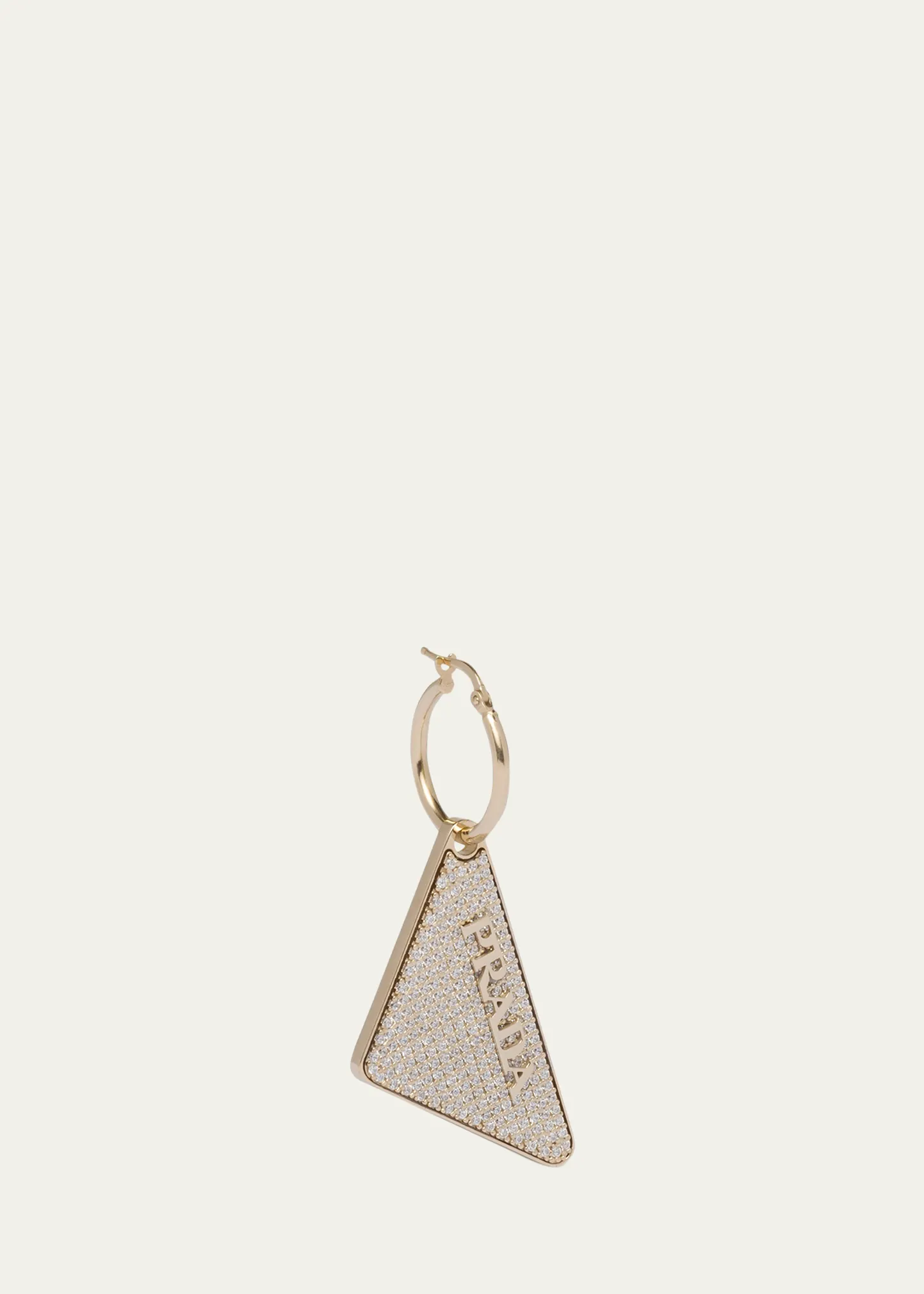 Crystal Logo Symbole Left Earring