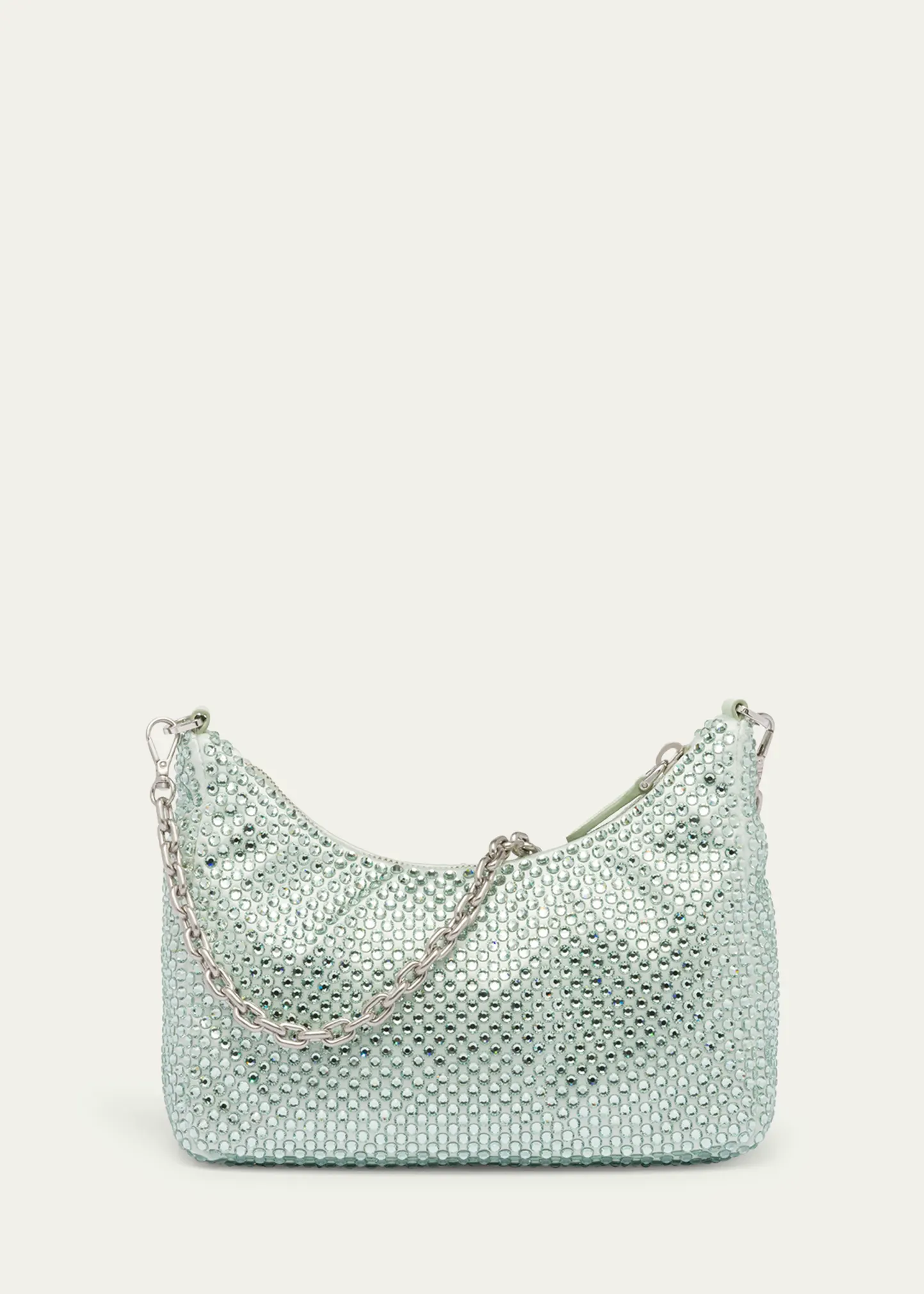 Re-Edition Allover Crystals Shoulder Bag