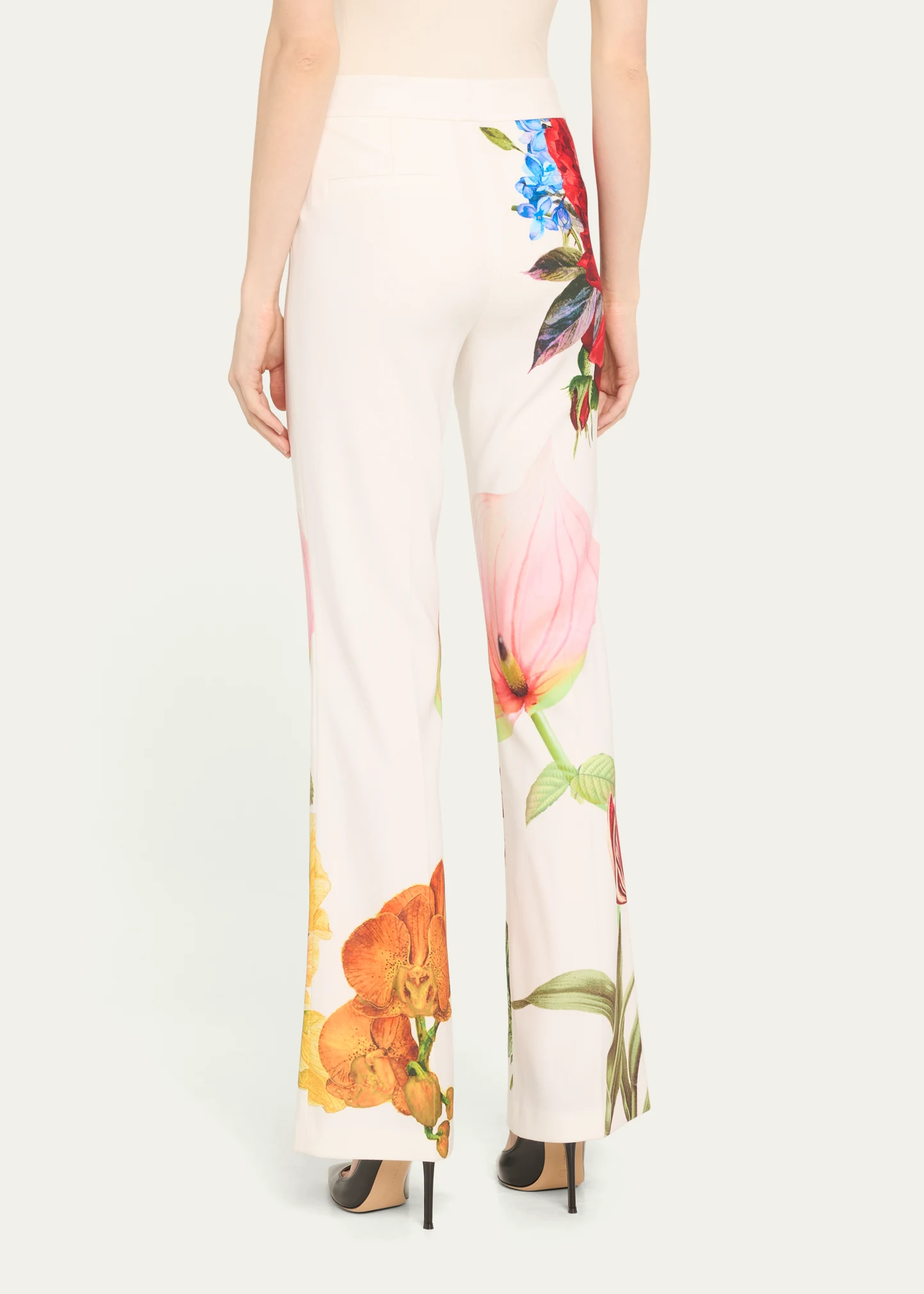 Livi Floral Le Parisien Mid-Rise Bootcut Trousers