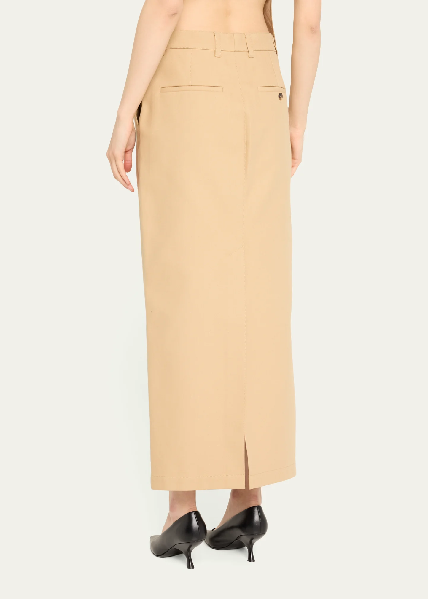 Long Drill Column Skirt