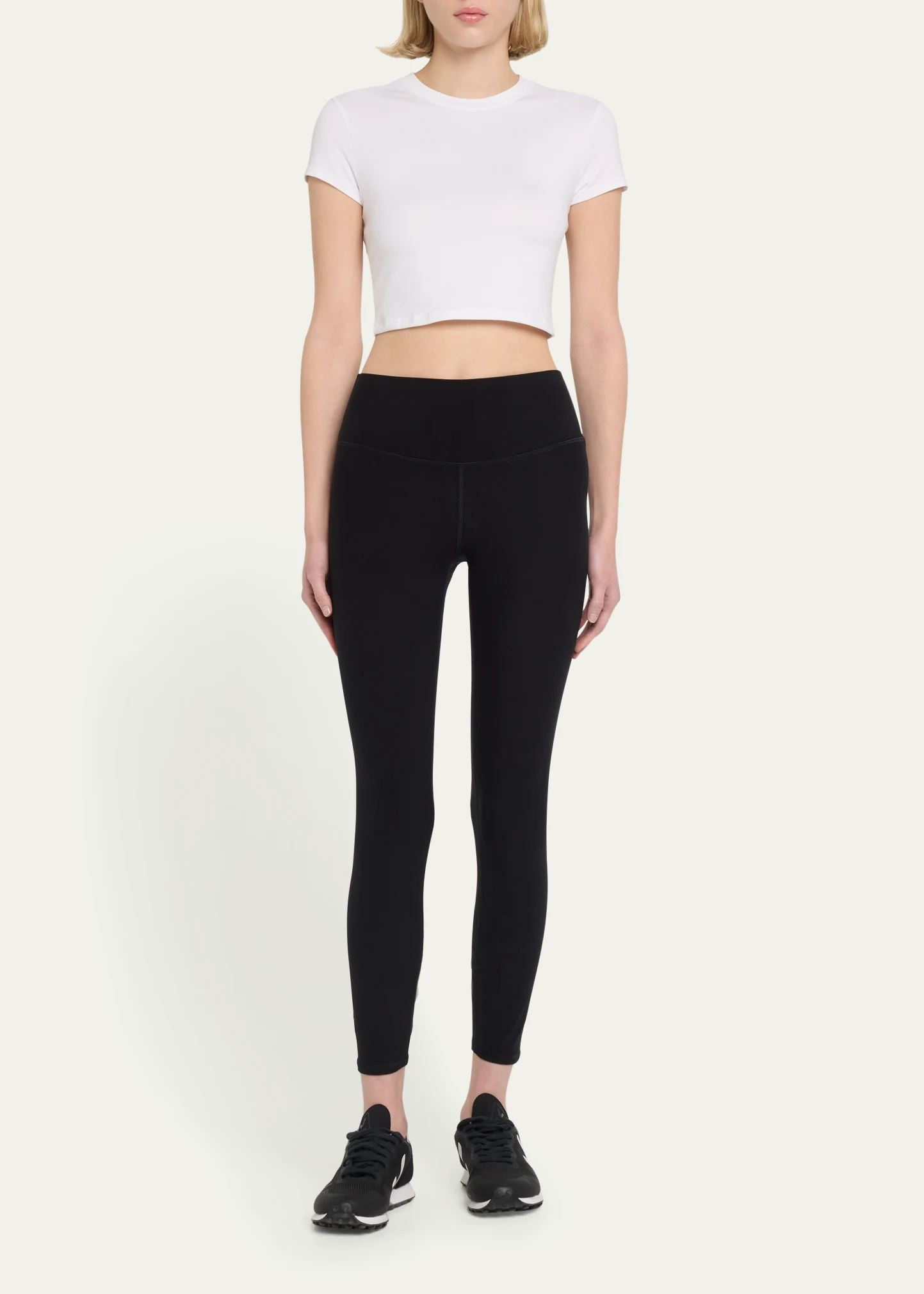 Alosoft Finesse Short-Sleeve Crop Top