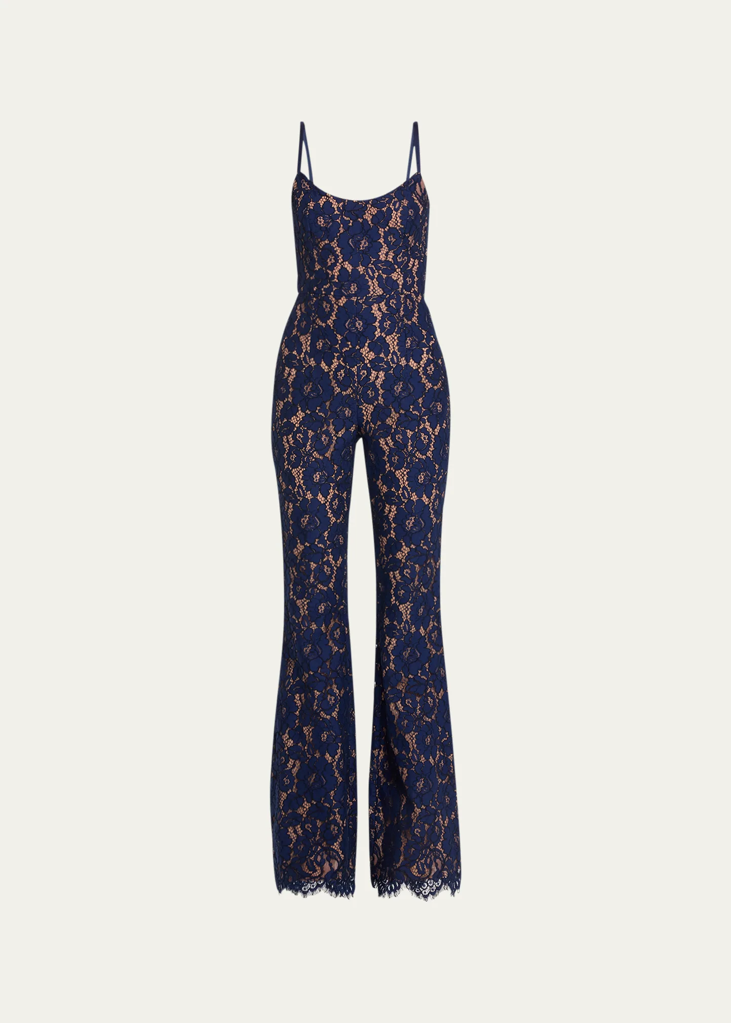 Lace Flare Jumpsuit