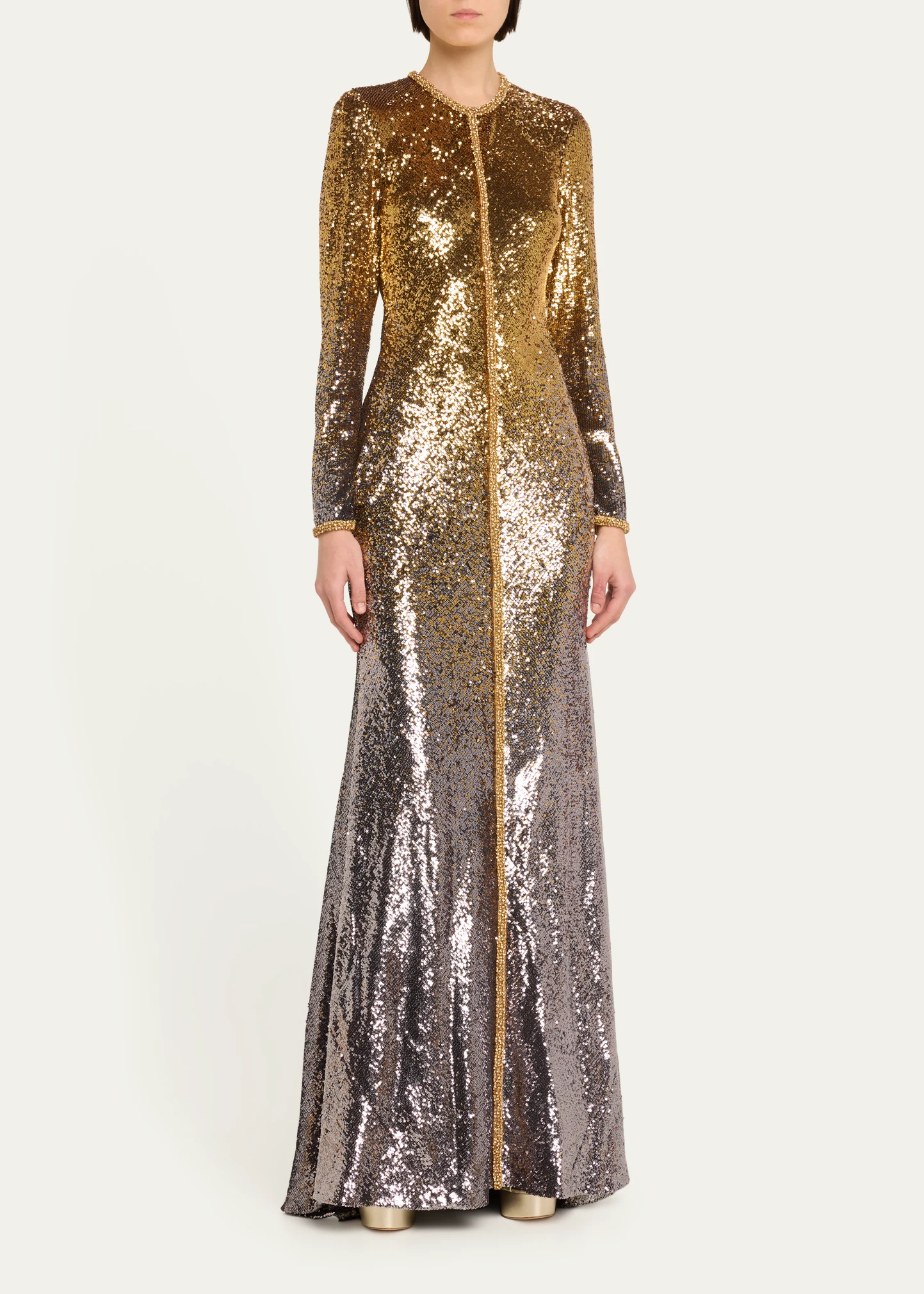 Ombre Sequin Gown