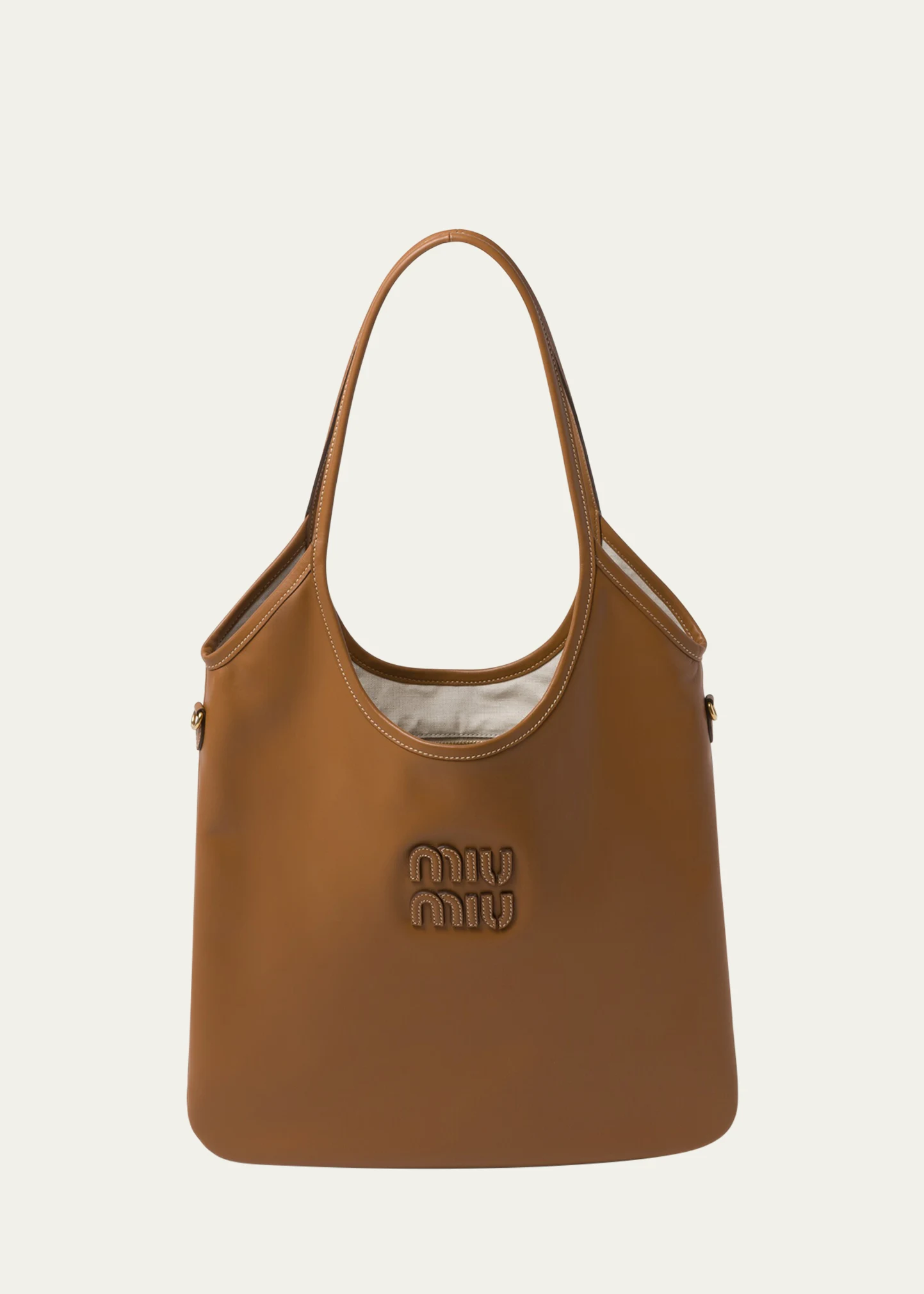 Calf Leather Hobo Bag