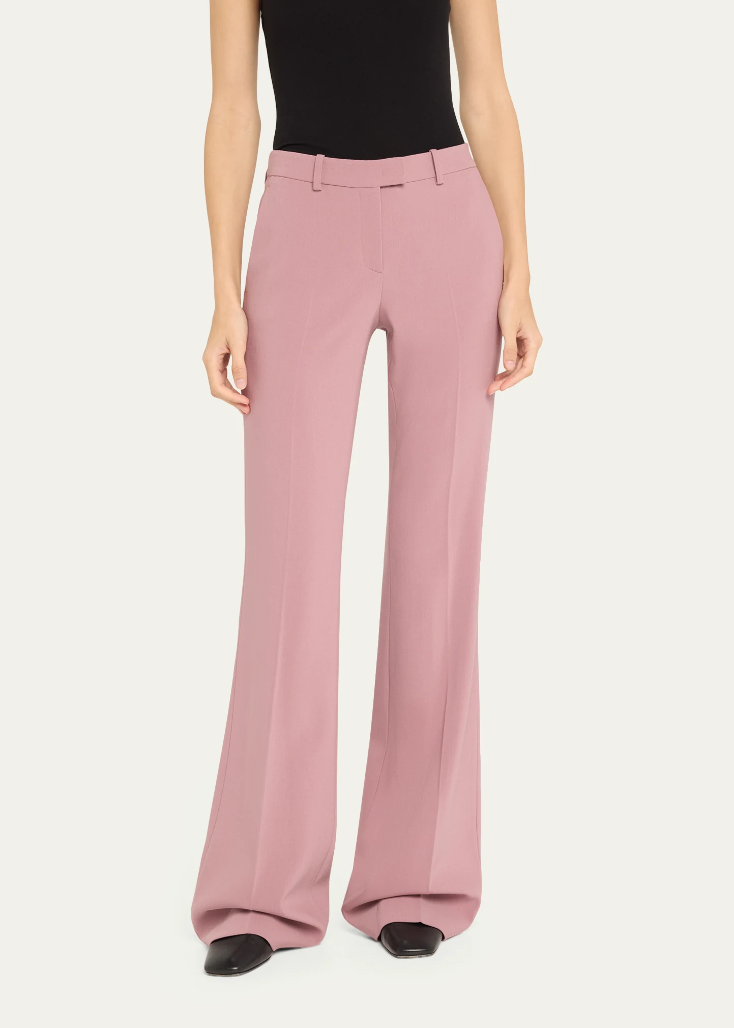 Haylee Flare Crepe Trousers