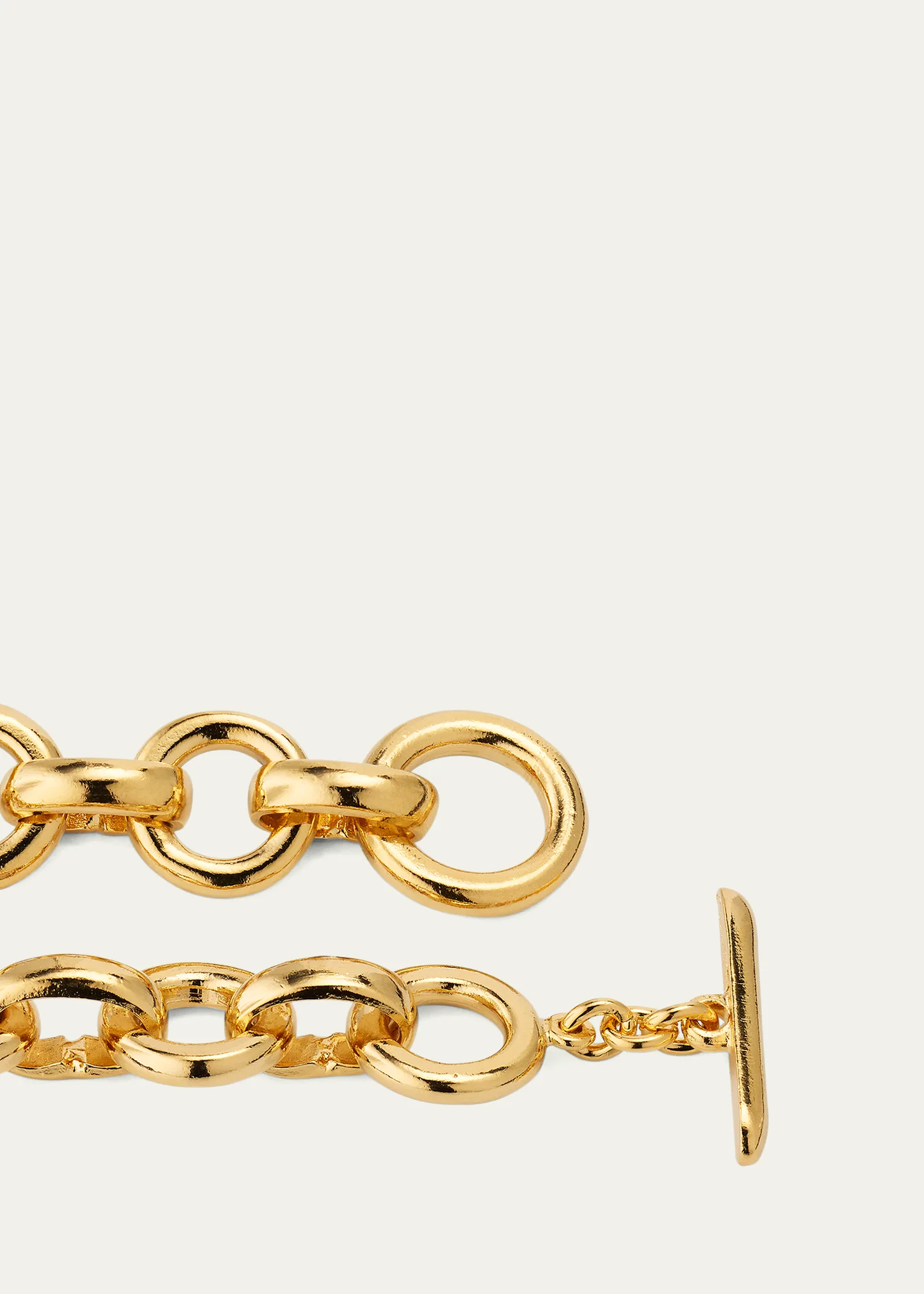 Olivia Gold Oval Chain Link Necklace