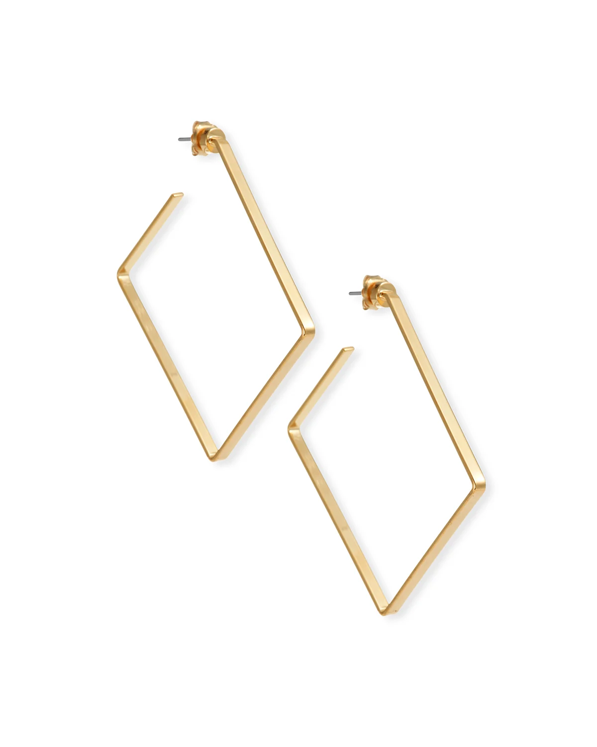 Salma Square Hoop Earrings