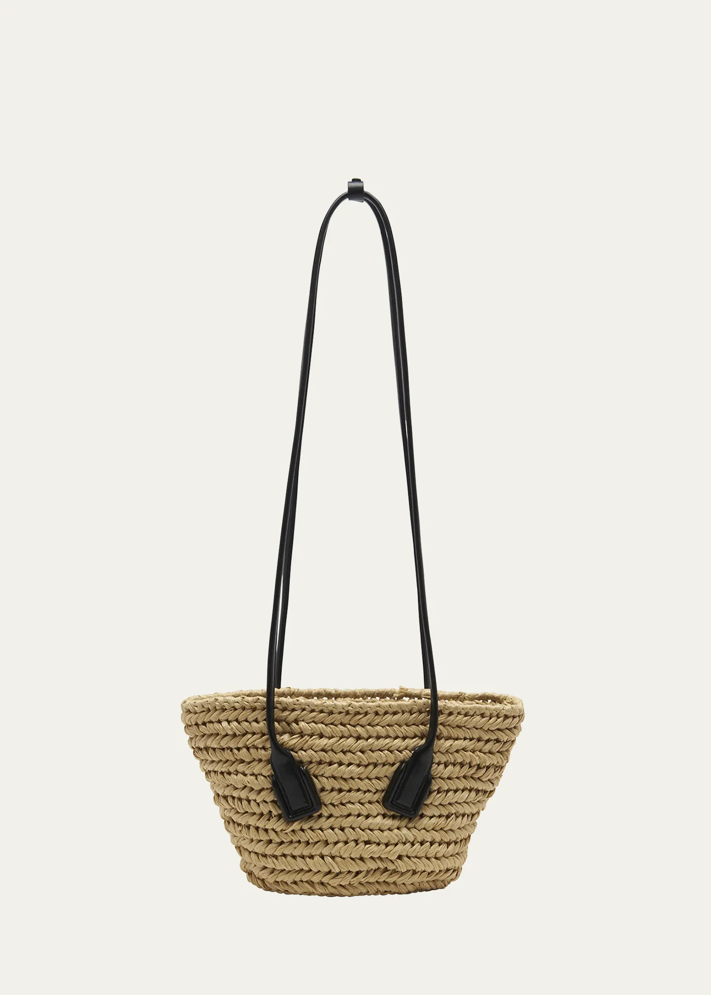 Arco Small Crochet Raffia Shoulder Bag