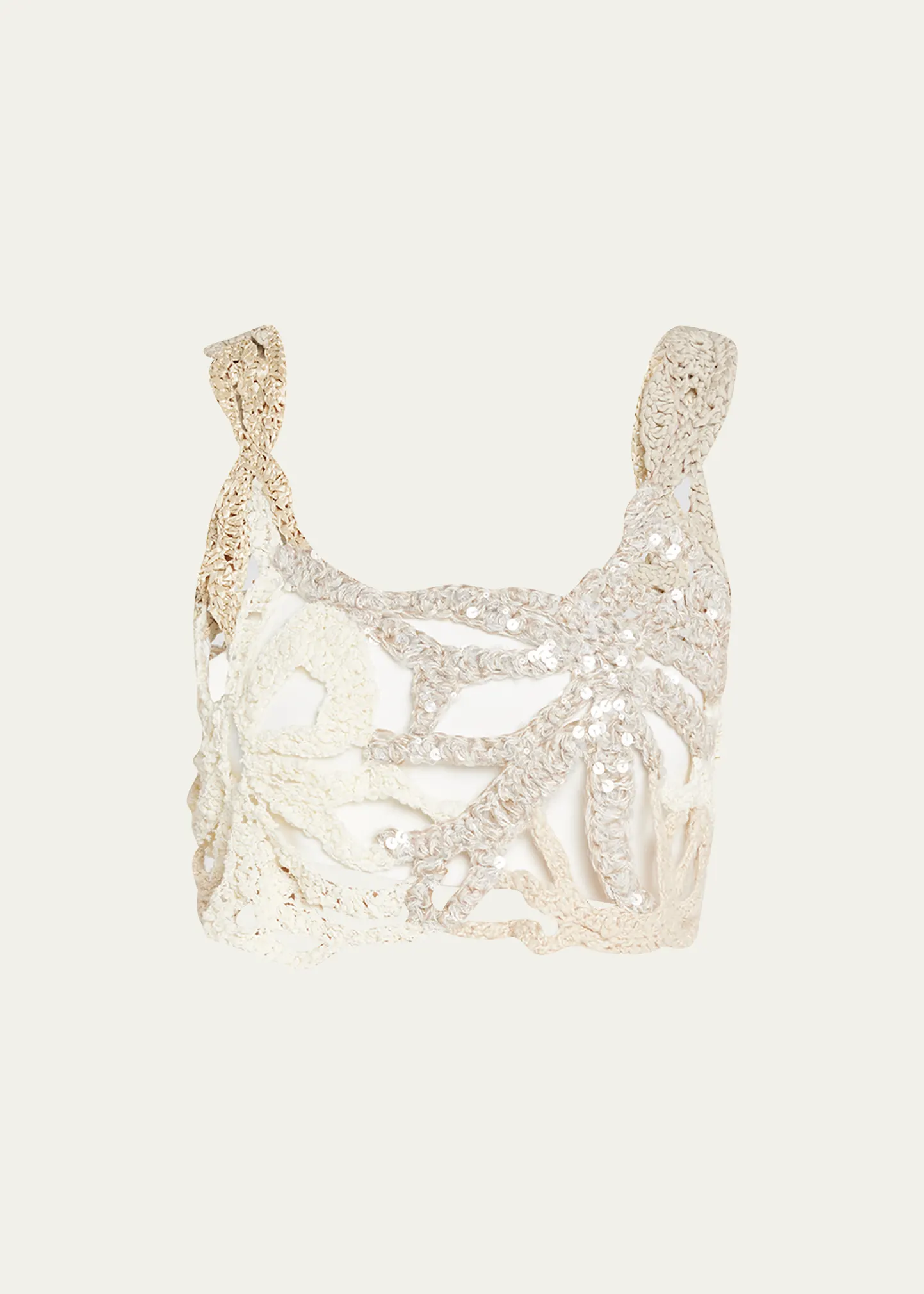 Couture Marine Botanical Crochet Bralette